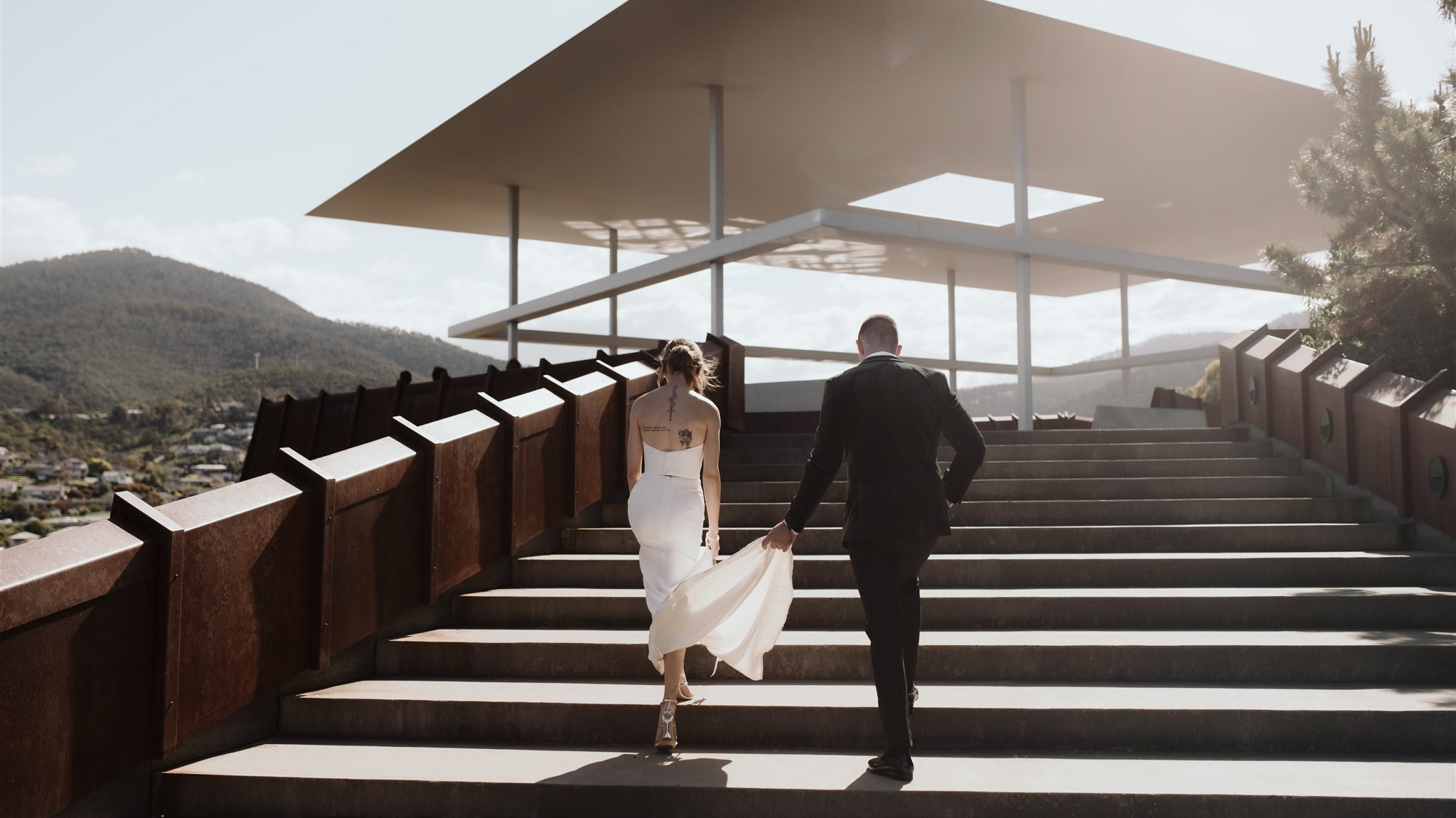 Pia and Andrew's Mona Museum Wedding