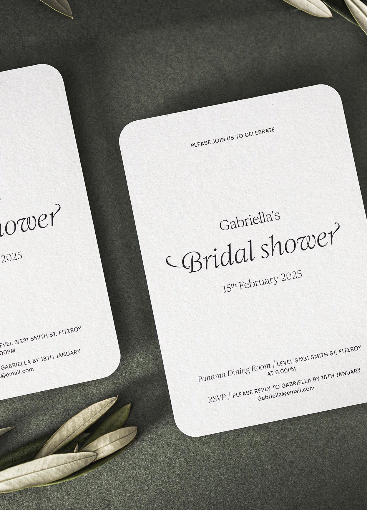 A little guide to bridal shower invitations