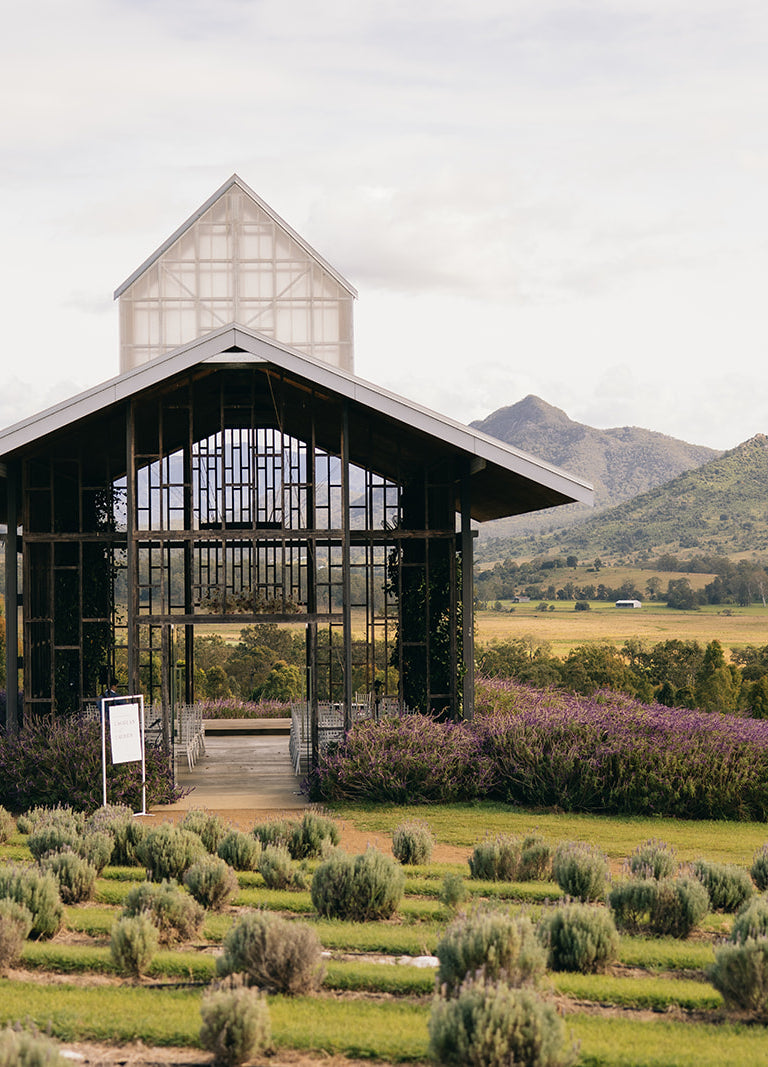 Lauren and Lachlan's Kooroomba Lavender Farm Wedding