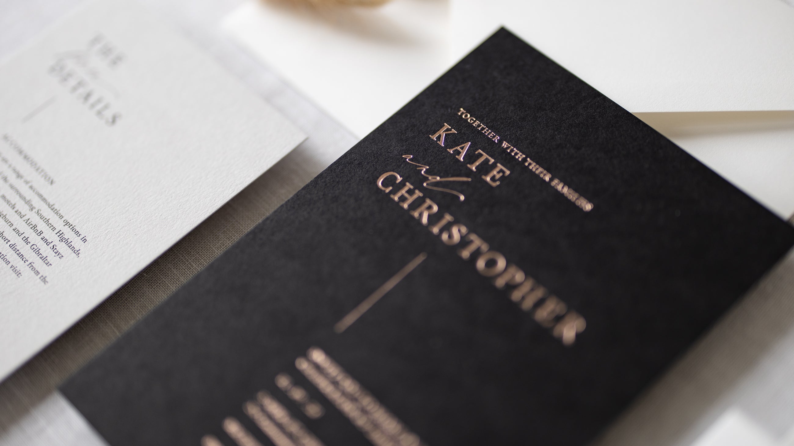 Hot foil wedding invitations and stationery: a helpful guide