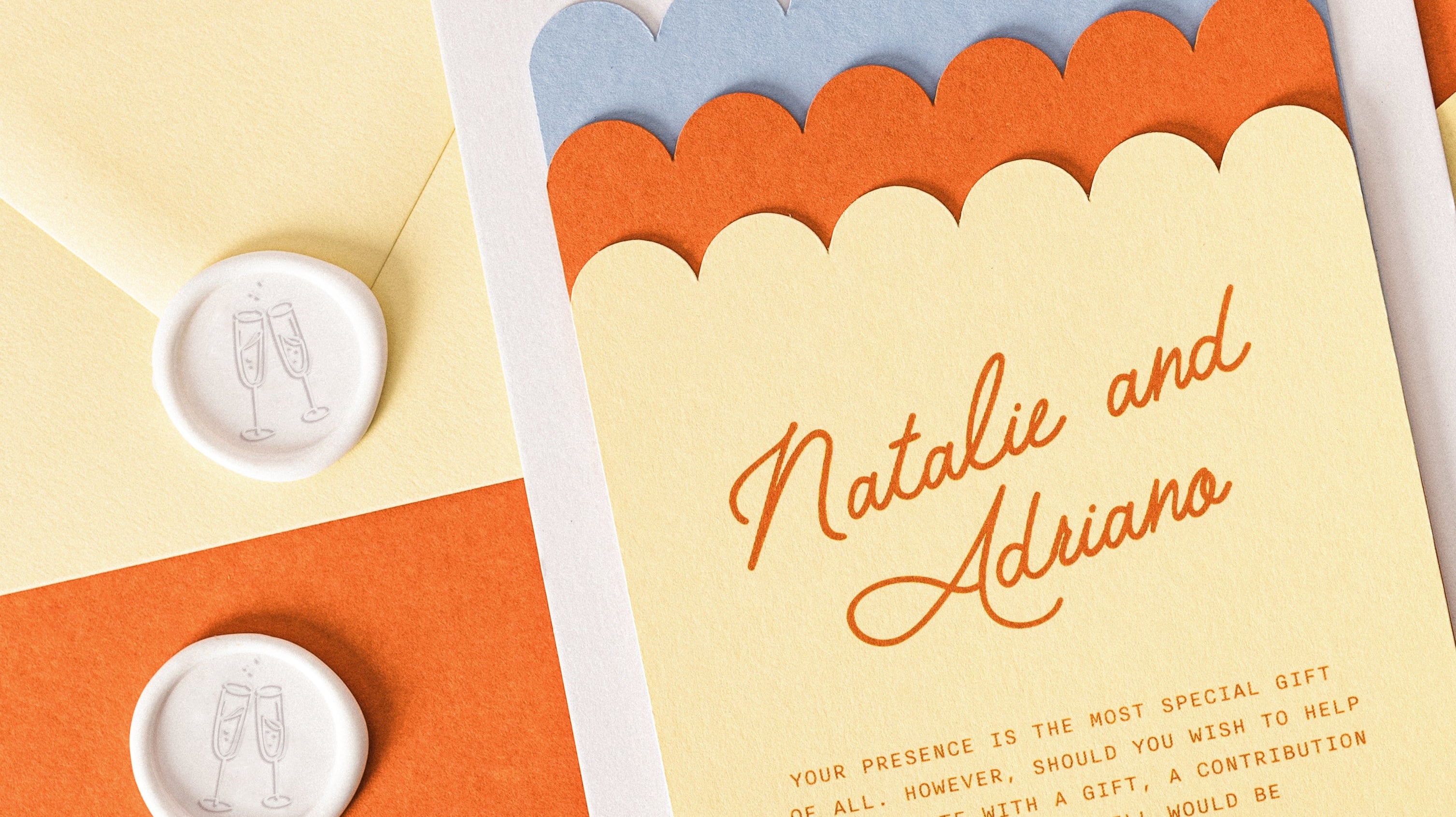 Wedding stationery inspiration for a chic beach wedding