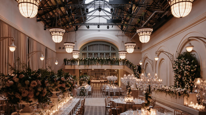 Abigail and Nick's Bridgerton inspired wedding