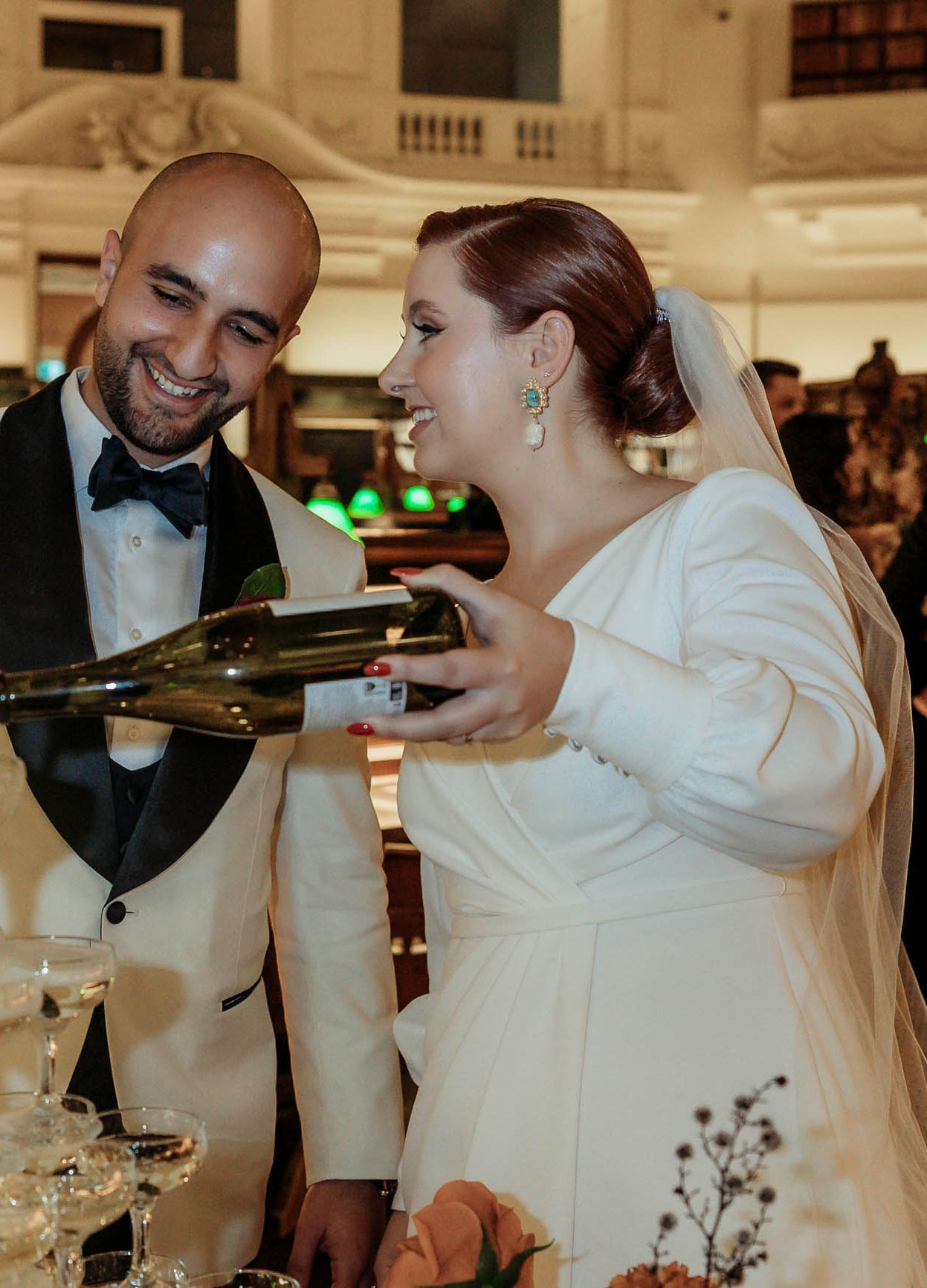 Alessia and Vincent's State Library of Victoria Wedding