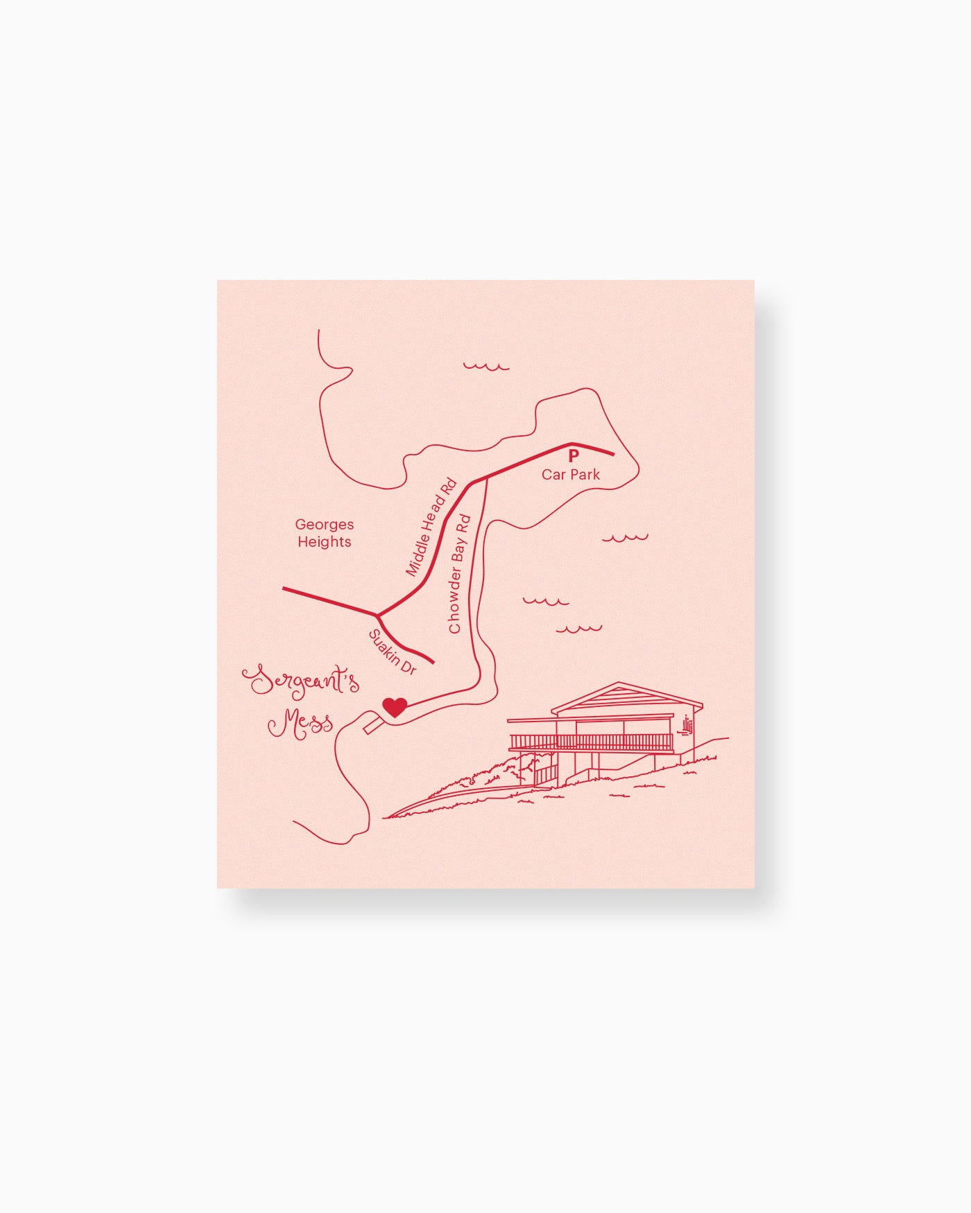 Charlie Map Card mockup