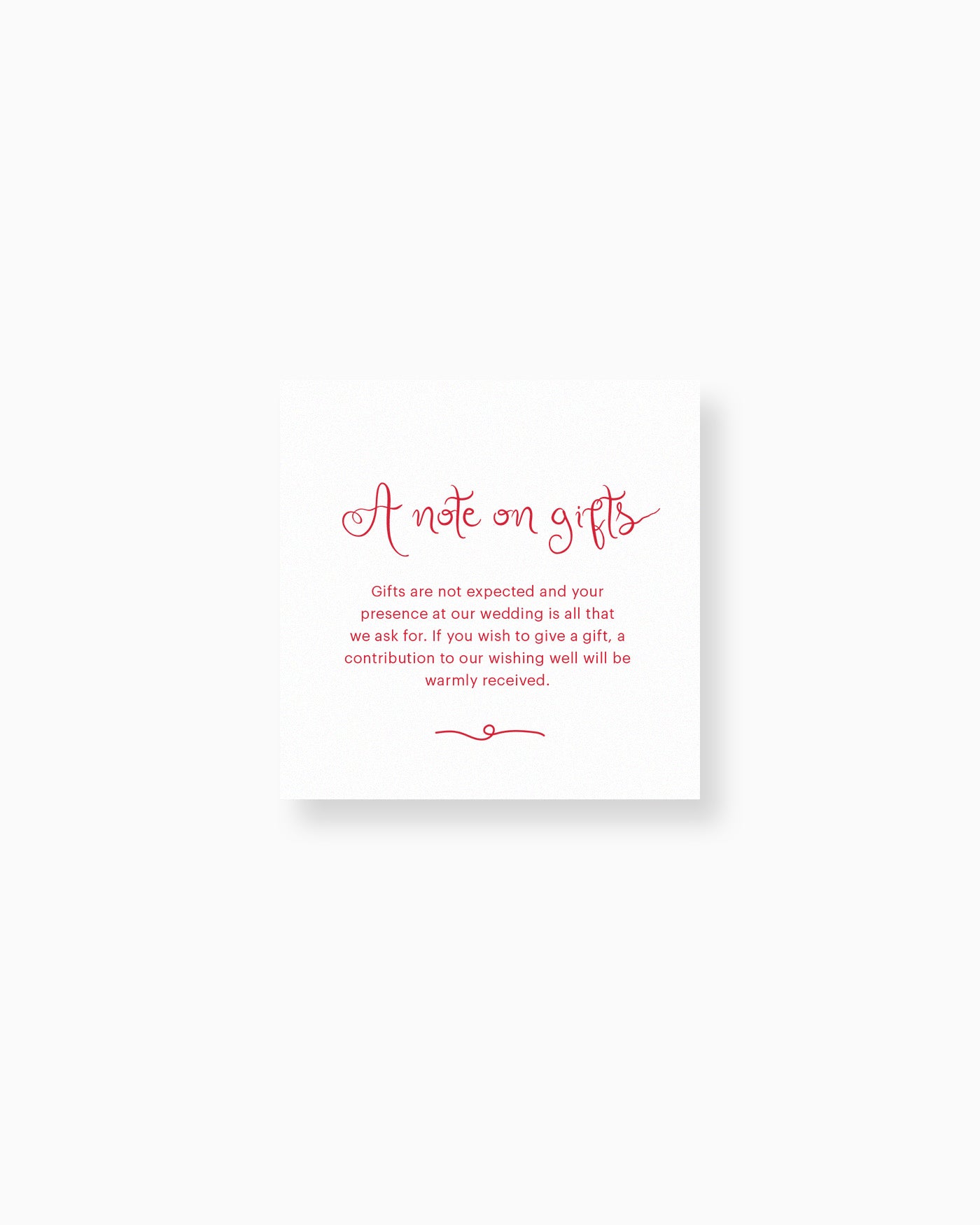 Charlie Note on Gifts mockup