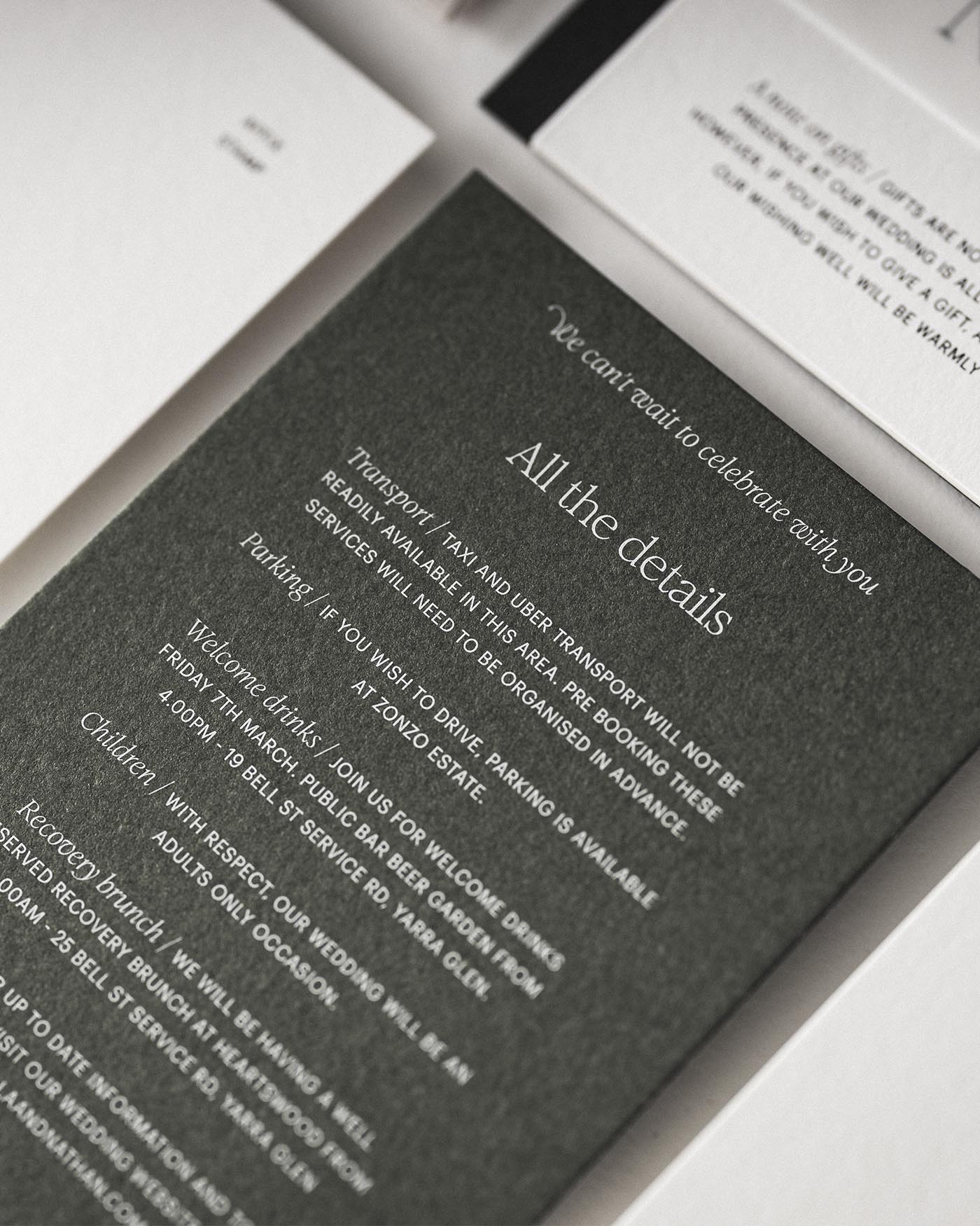 Estate Details Card styled photograph
