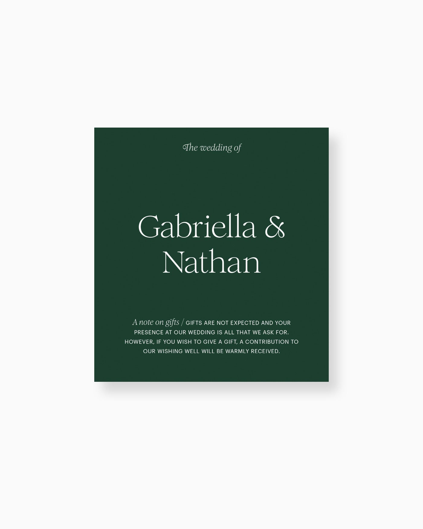 Estate Note on Gifts mockup