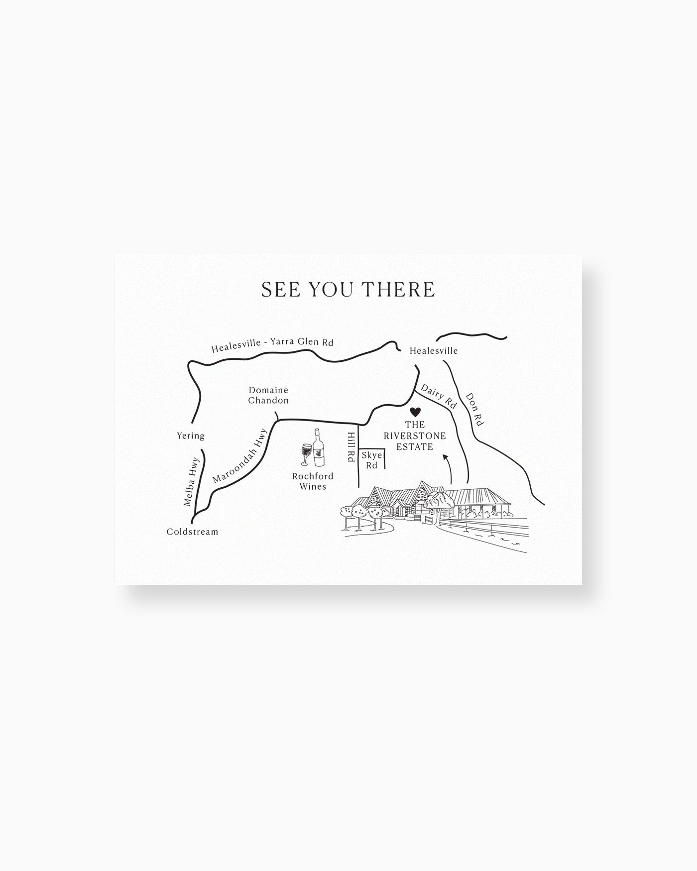 Georgia Map Card mockup