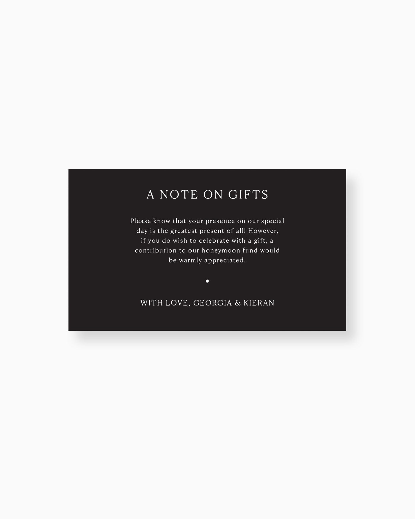 Georgia Note on Gifts mockup