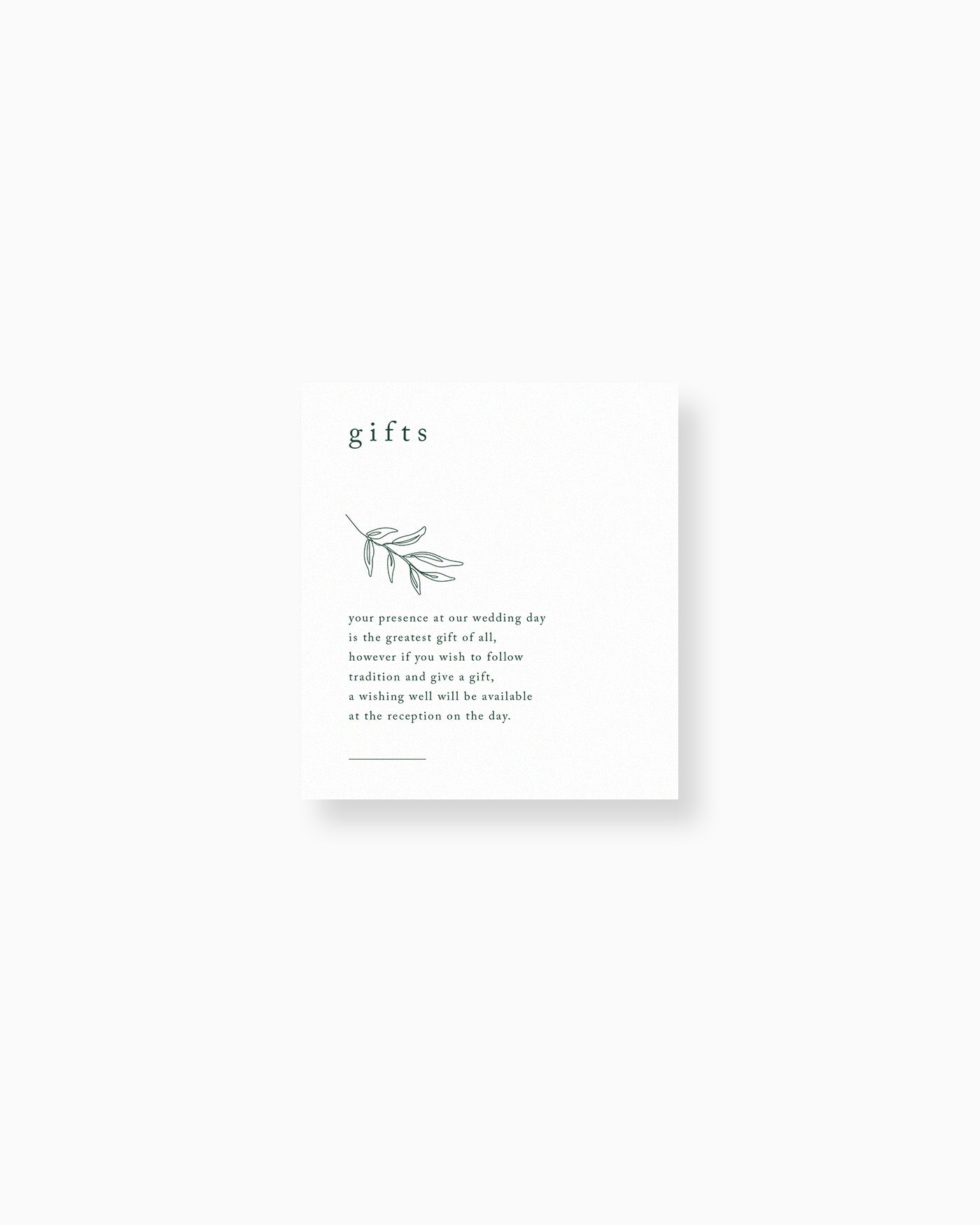 Habitat Note on Gifts mockup