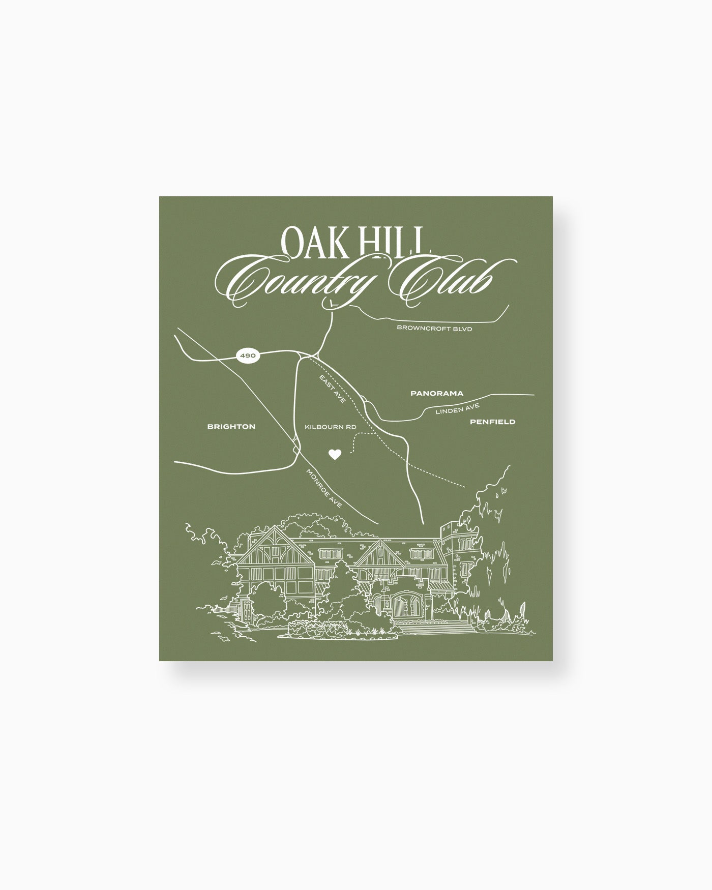Heritage Map Card mockup