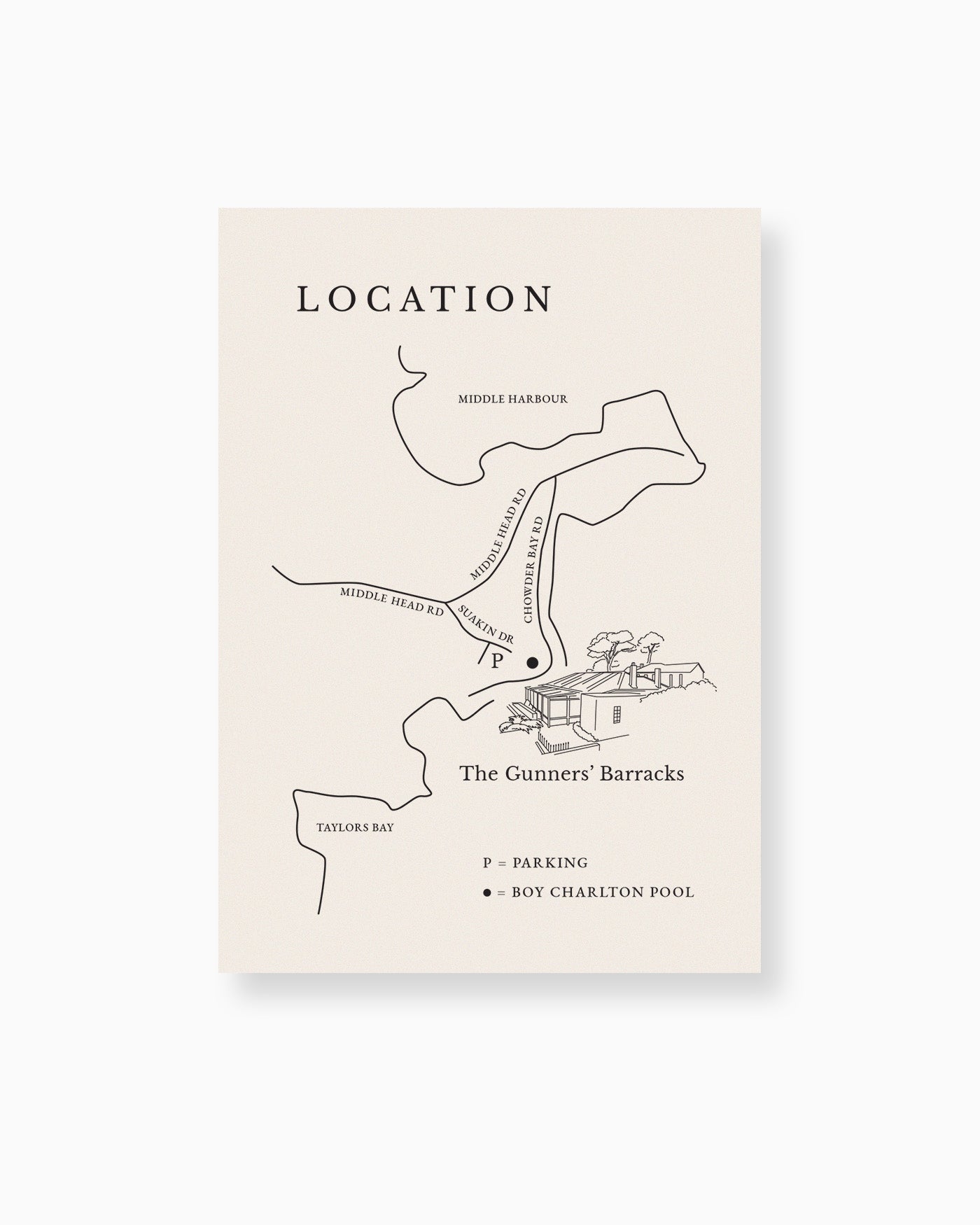 Milan Map Card mockup