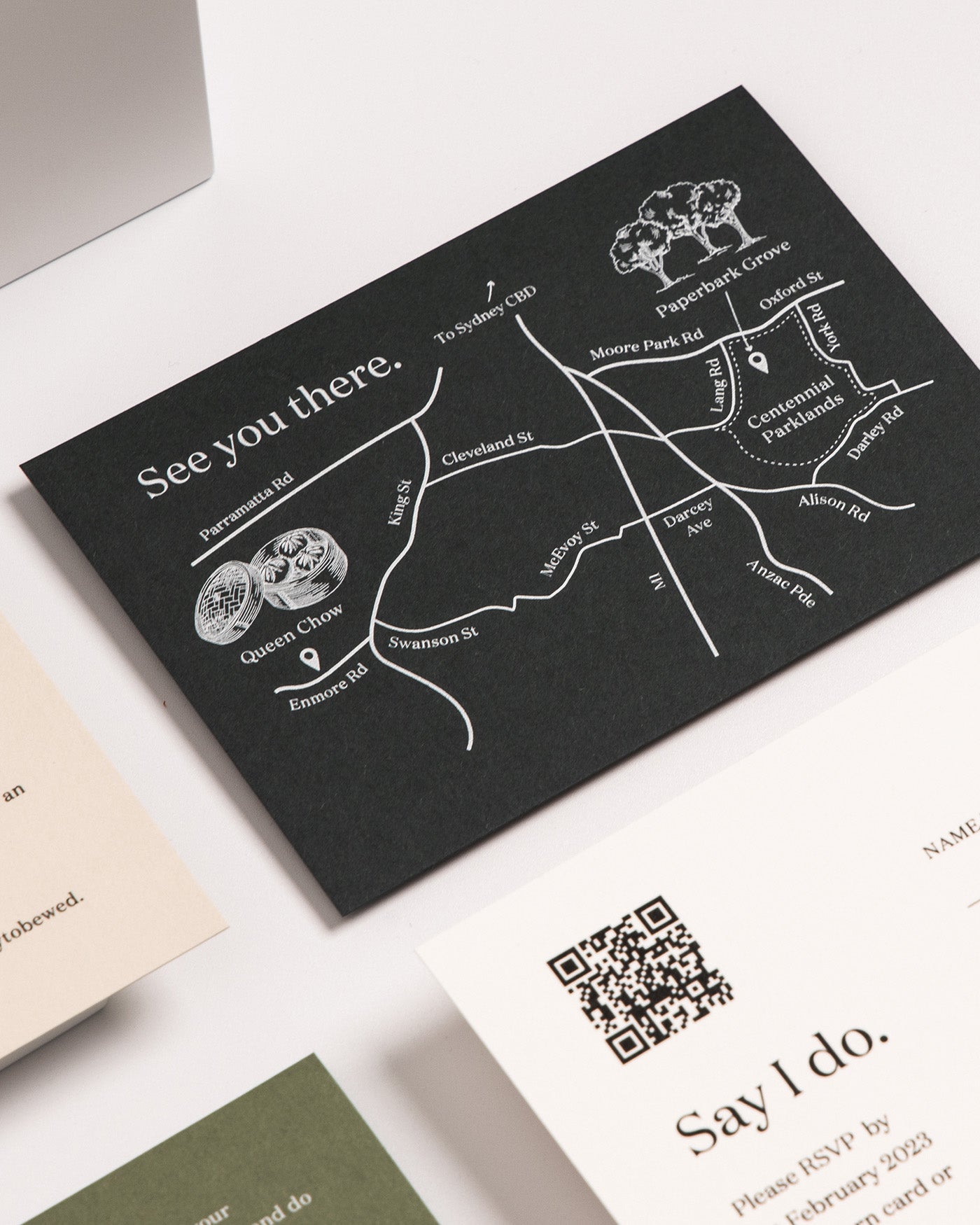 Narrative Map Card styled photograph