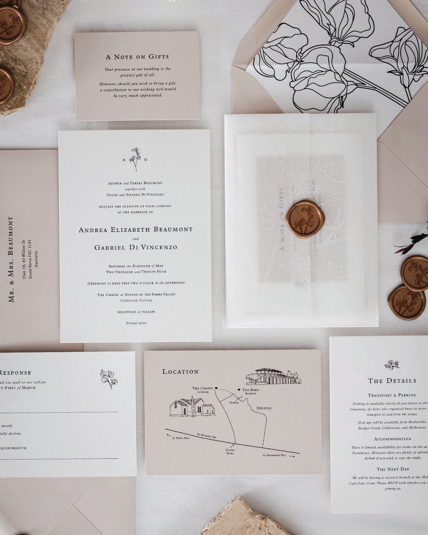 Verona Note on Gifts styled photograph