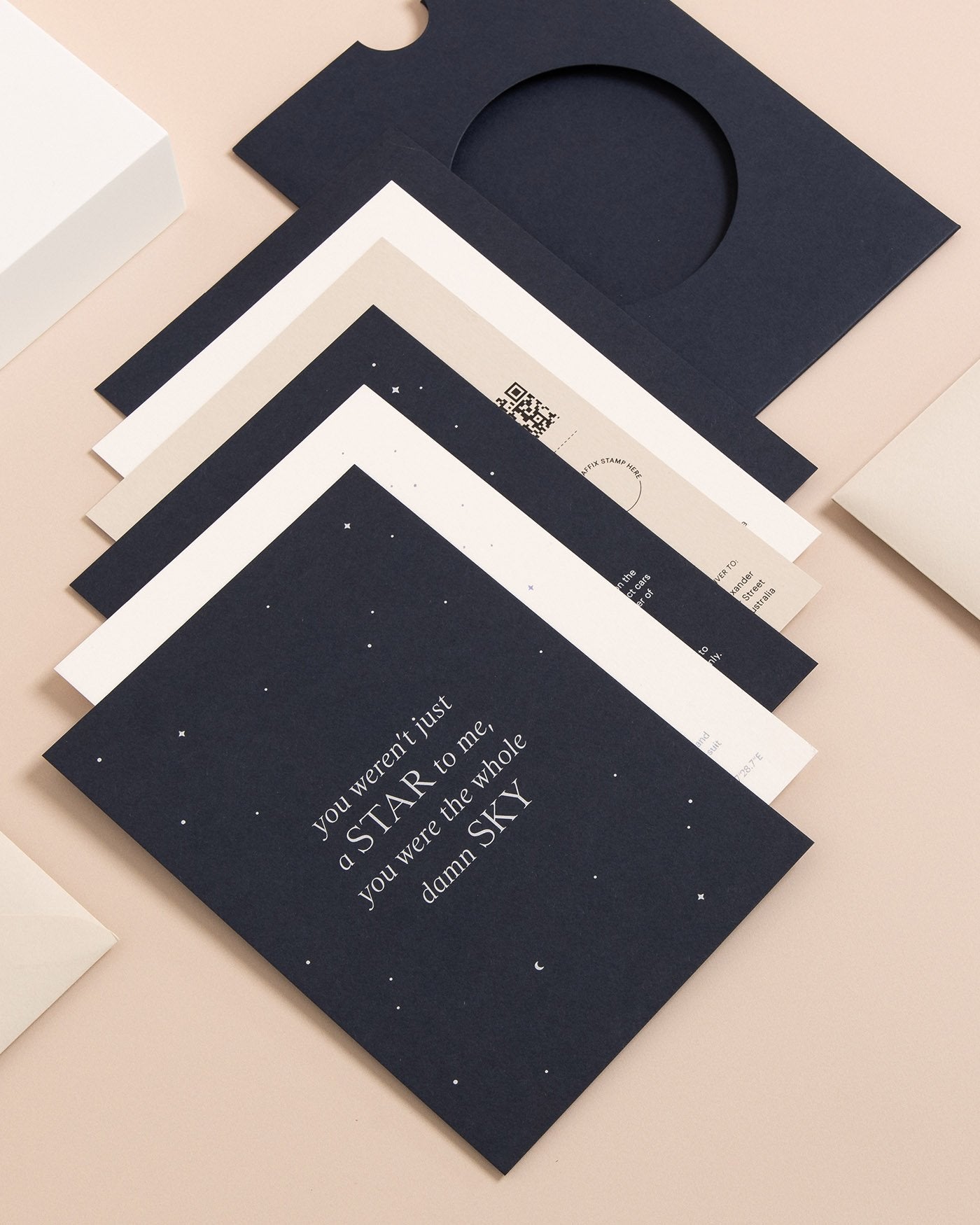 Peppermint Press Stationery Suite Luna Sample Pack