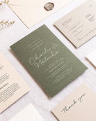 Peppermint Press Stationery Suite Clair Thank you Card