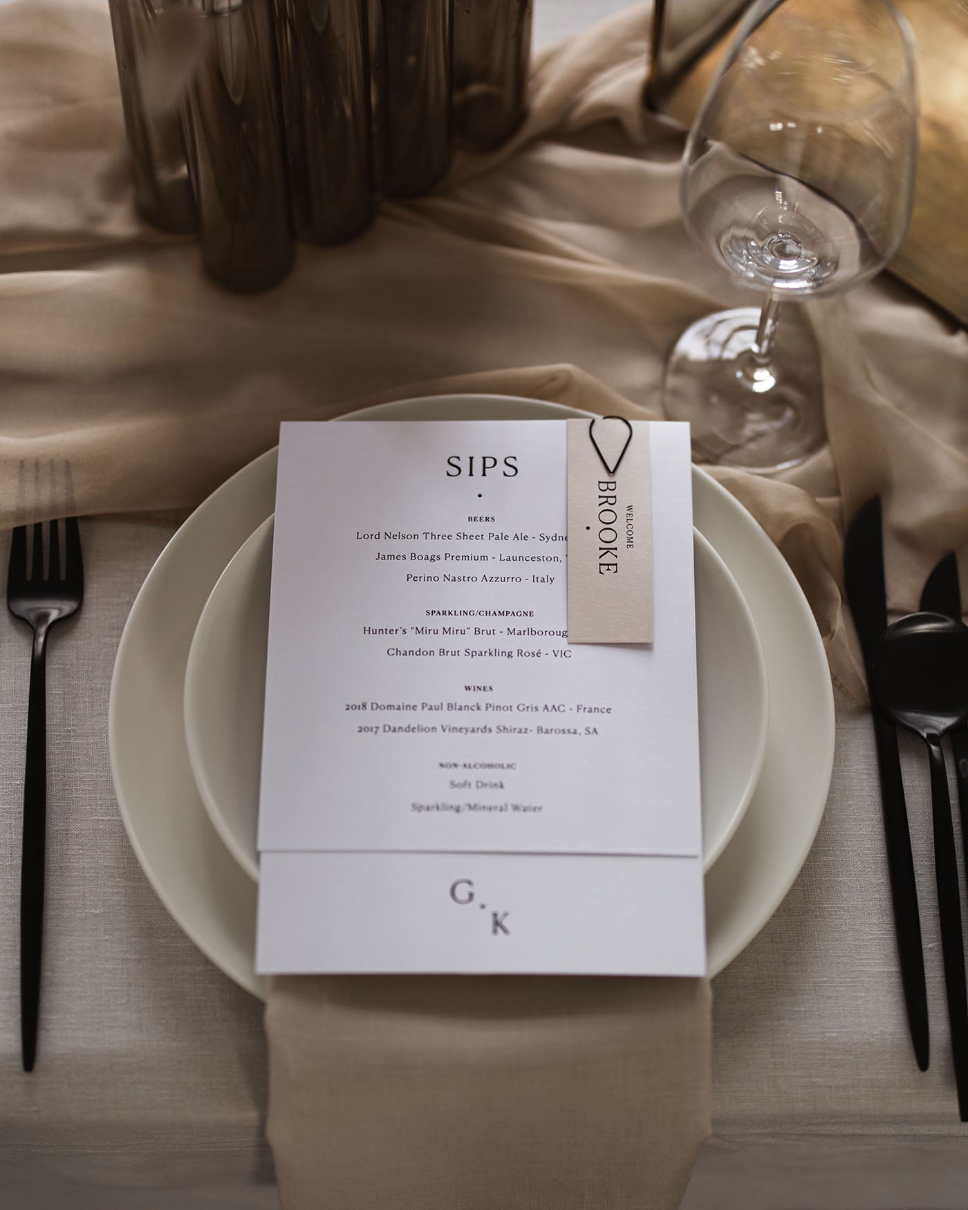 Peppermint Press On the Day Georgia Menu Package