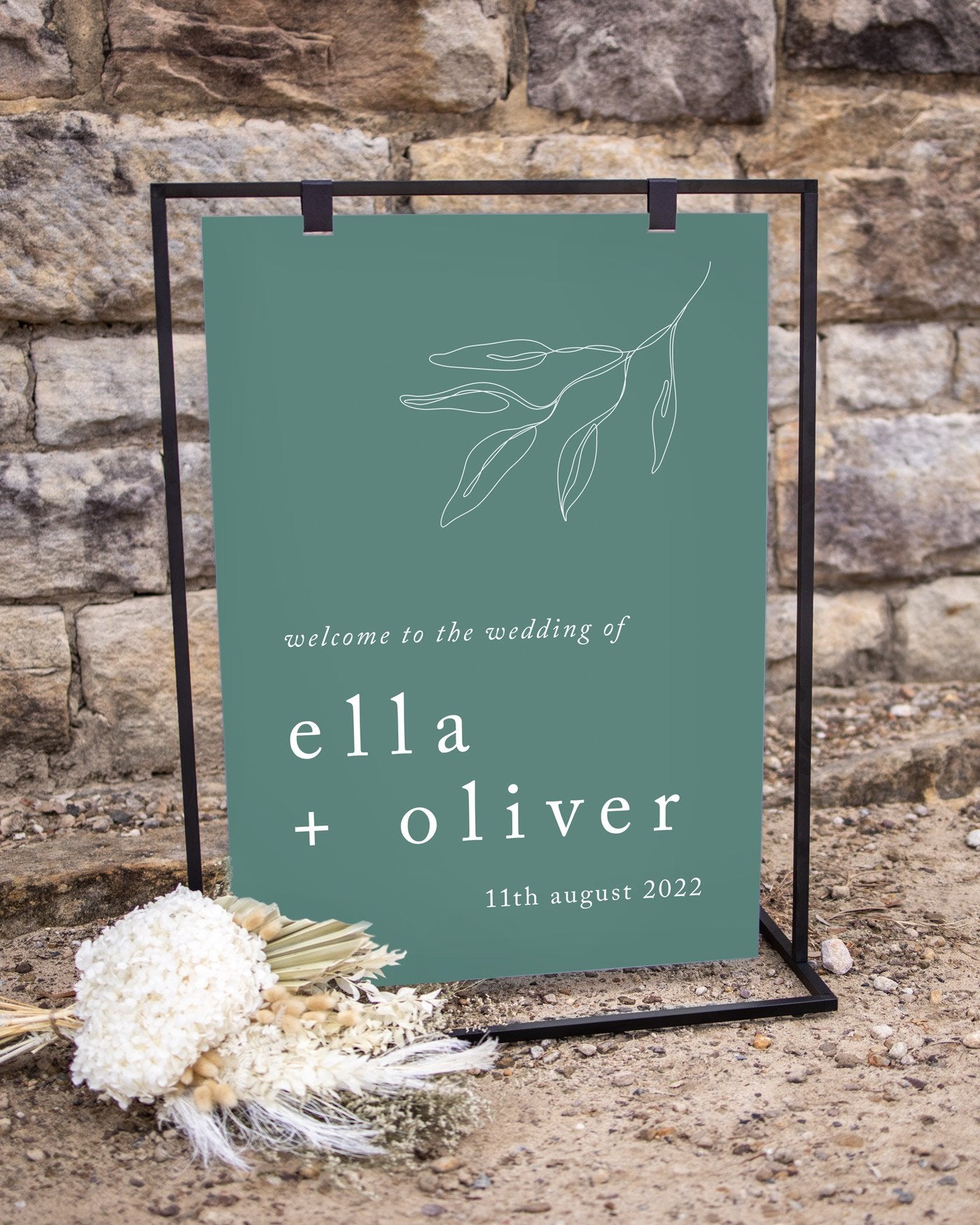 Peppermint Press On the Day Habitat Welcome Sign