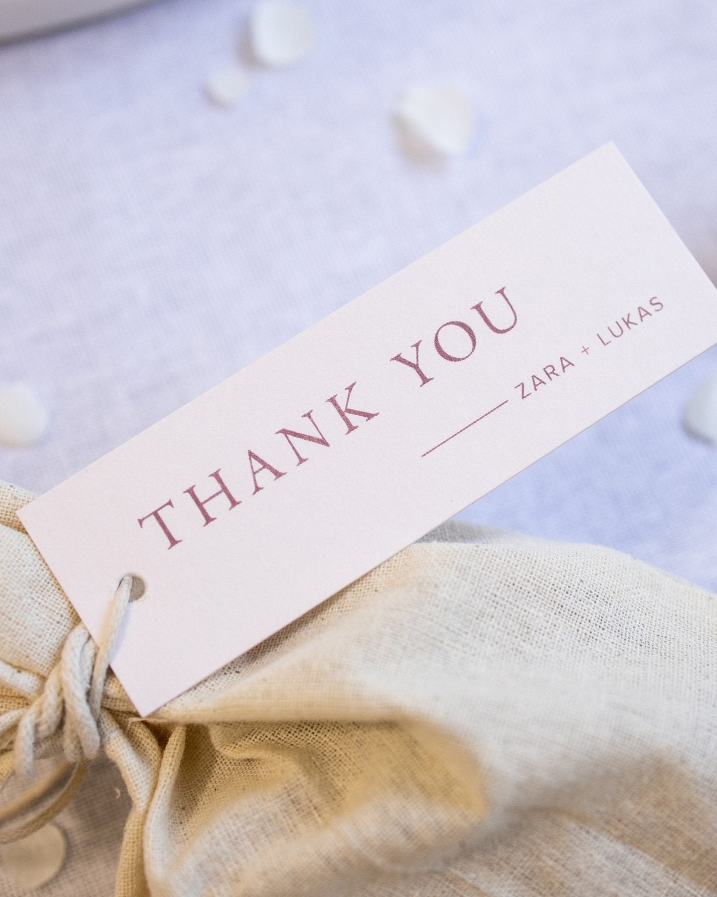 Peppermint Press On the Day Magnolia Favour Tag