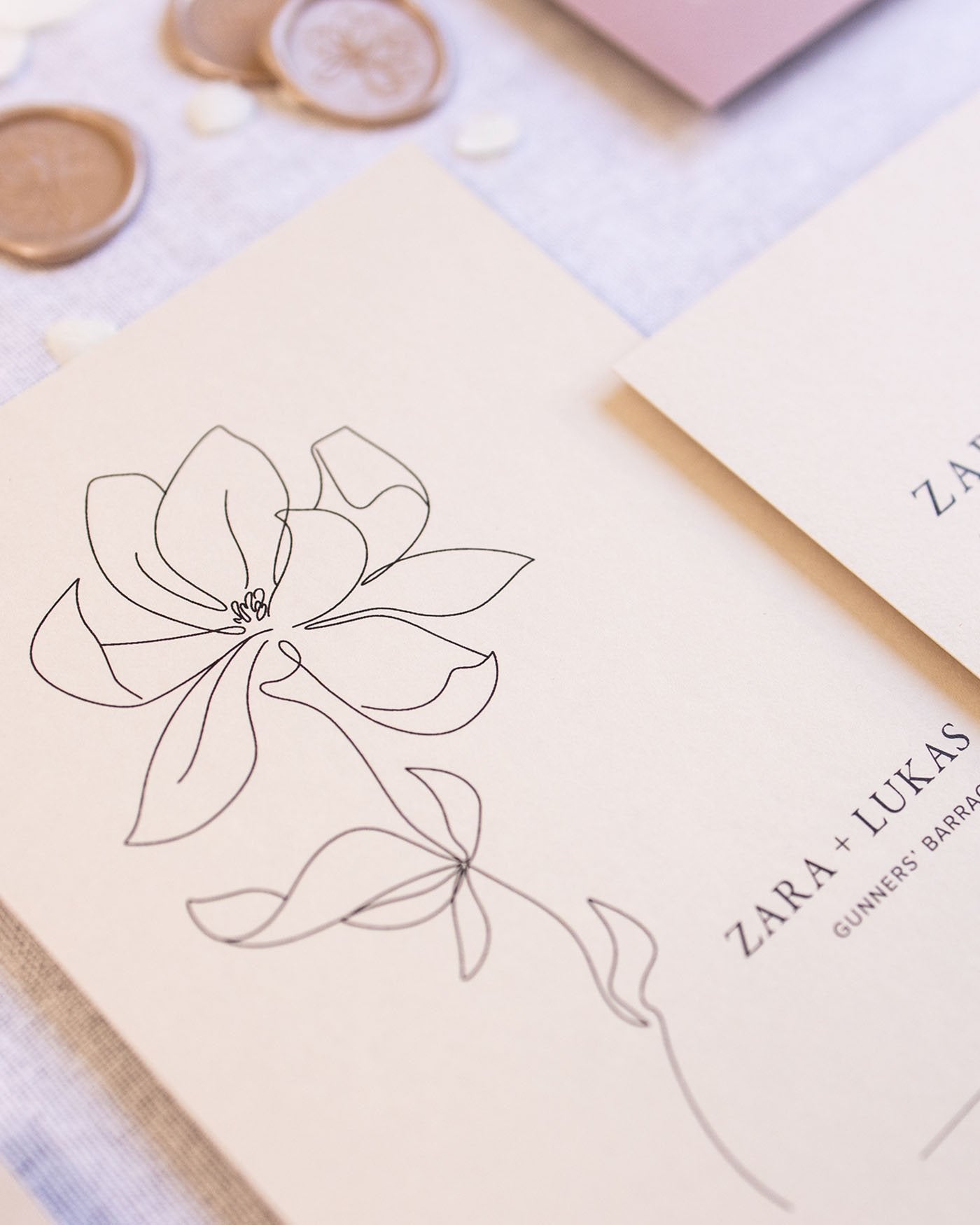 Peppermint Press Stationery Suite Magnolia Press Invitation