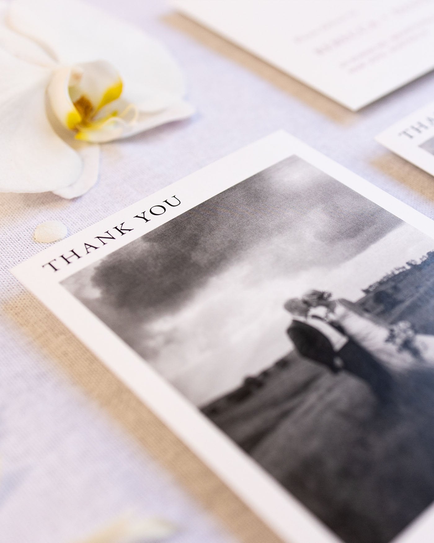 Peppermint Press Stationery Suite Magnolia Photo Thank you Card