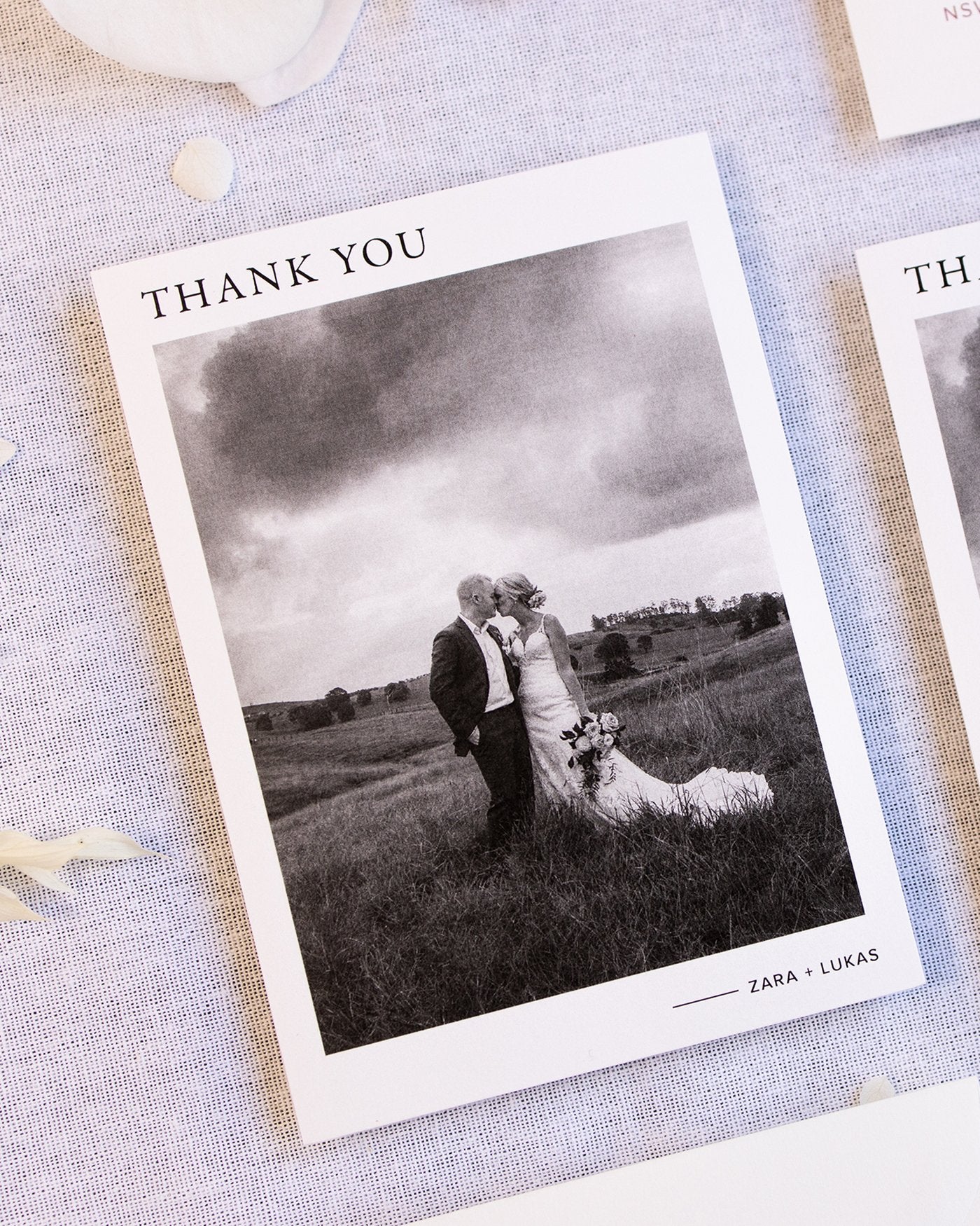 Peppermint Press Stationery Suite Magnolia Photo Thank you Card