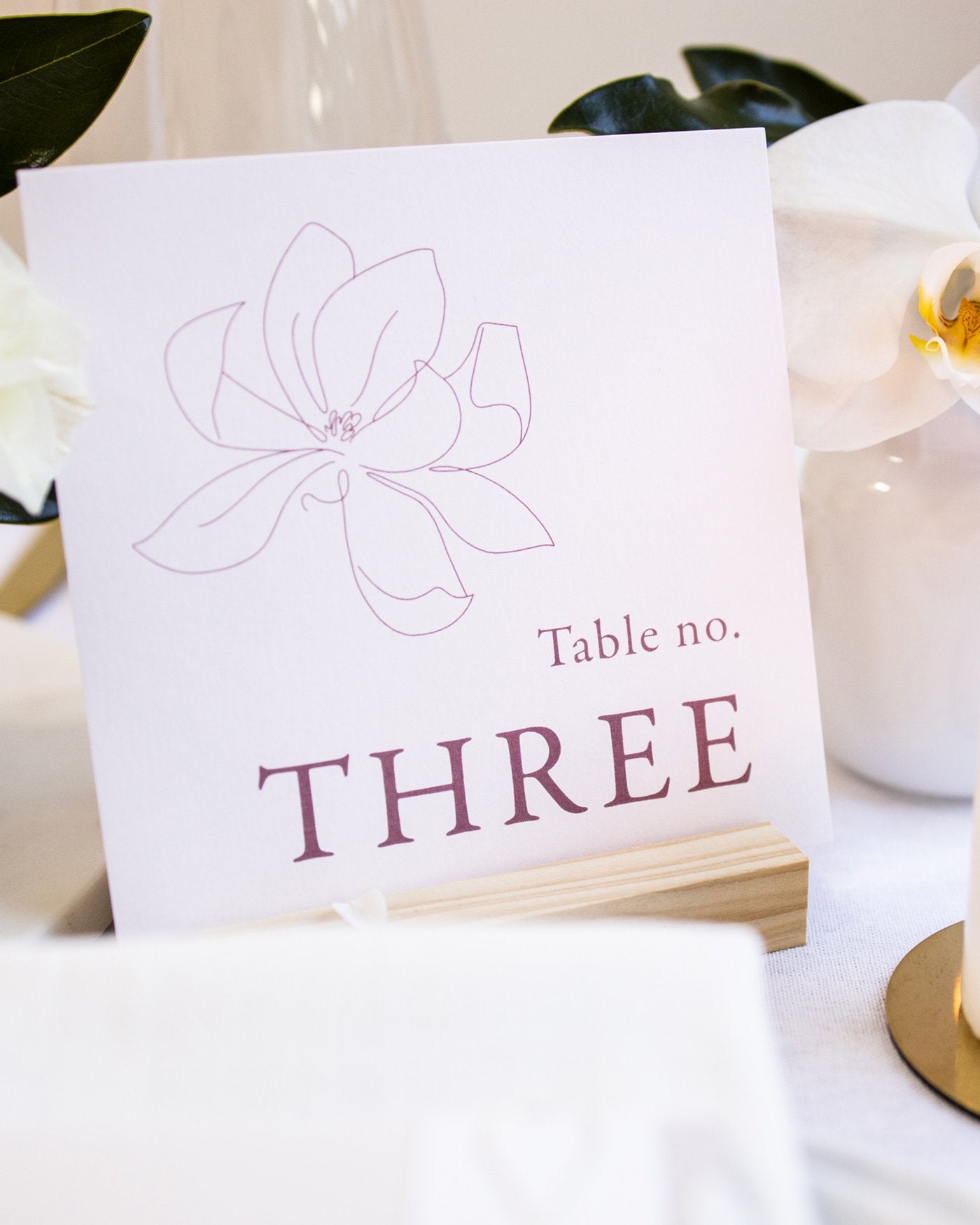 Peppermint Press On the Day Magnolia Small Signage