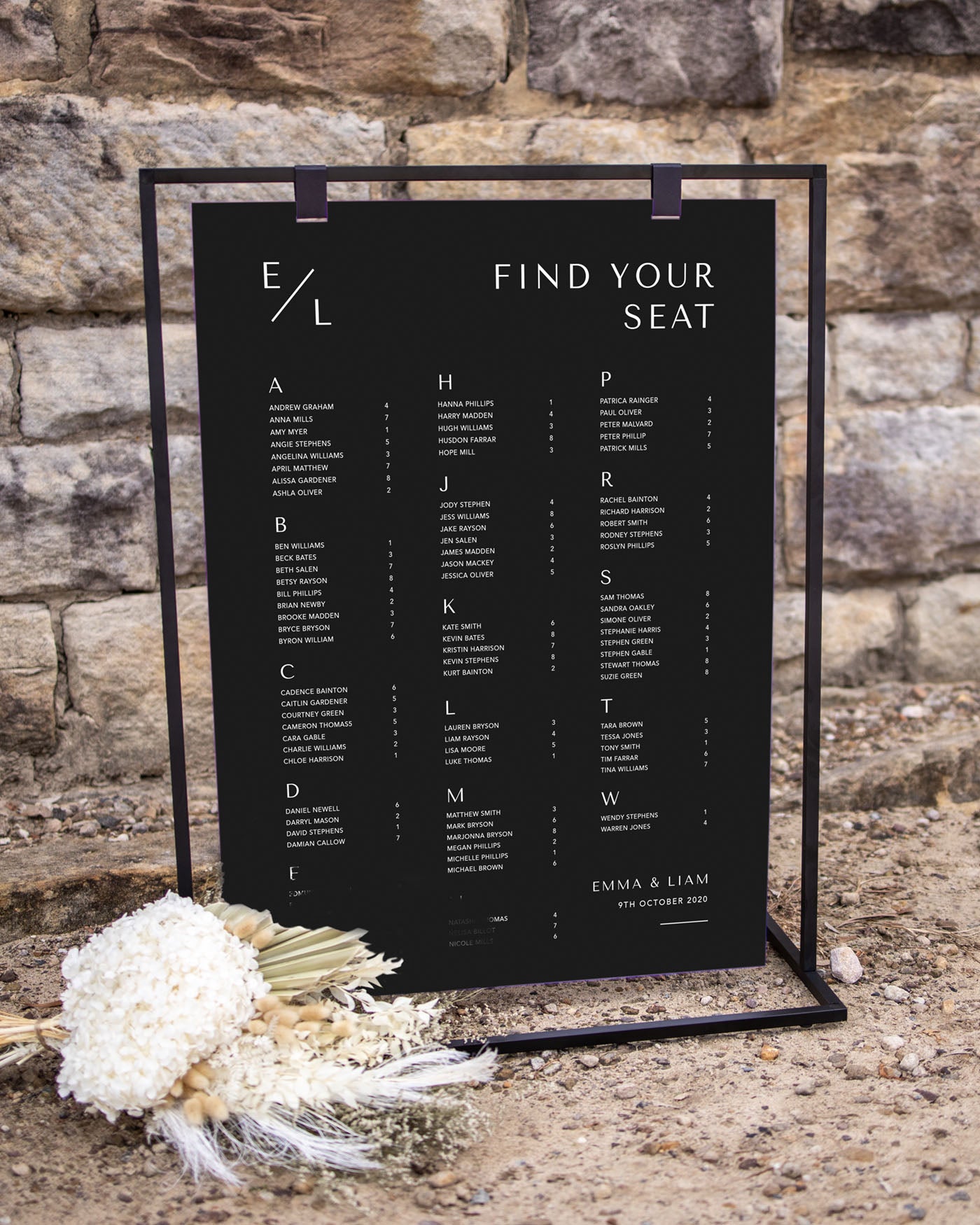 Peppermint Press On the Day Melbourne Seating Chart