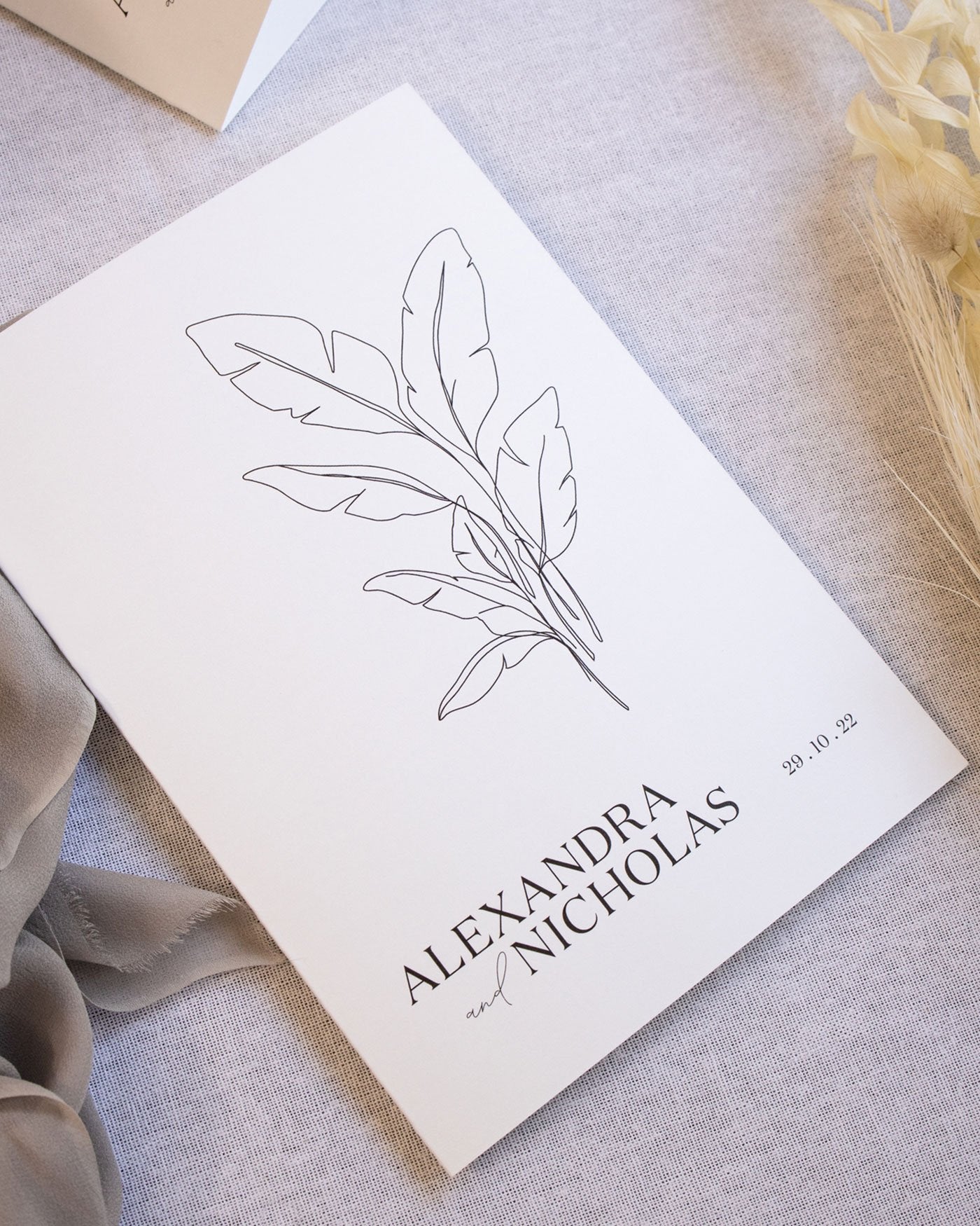 Peppermint Press On the Day Palms Ceremony Booklet