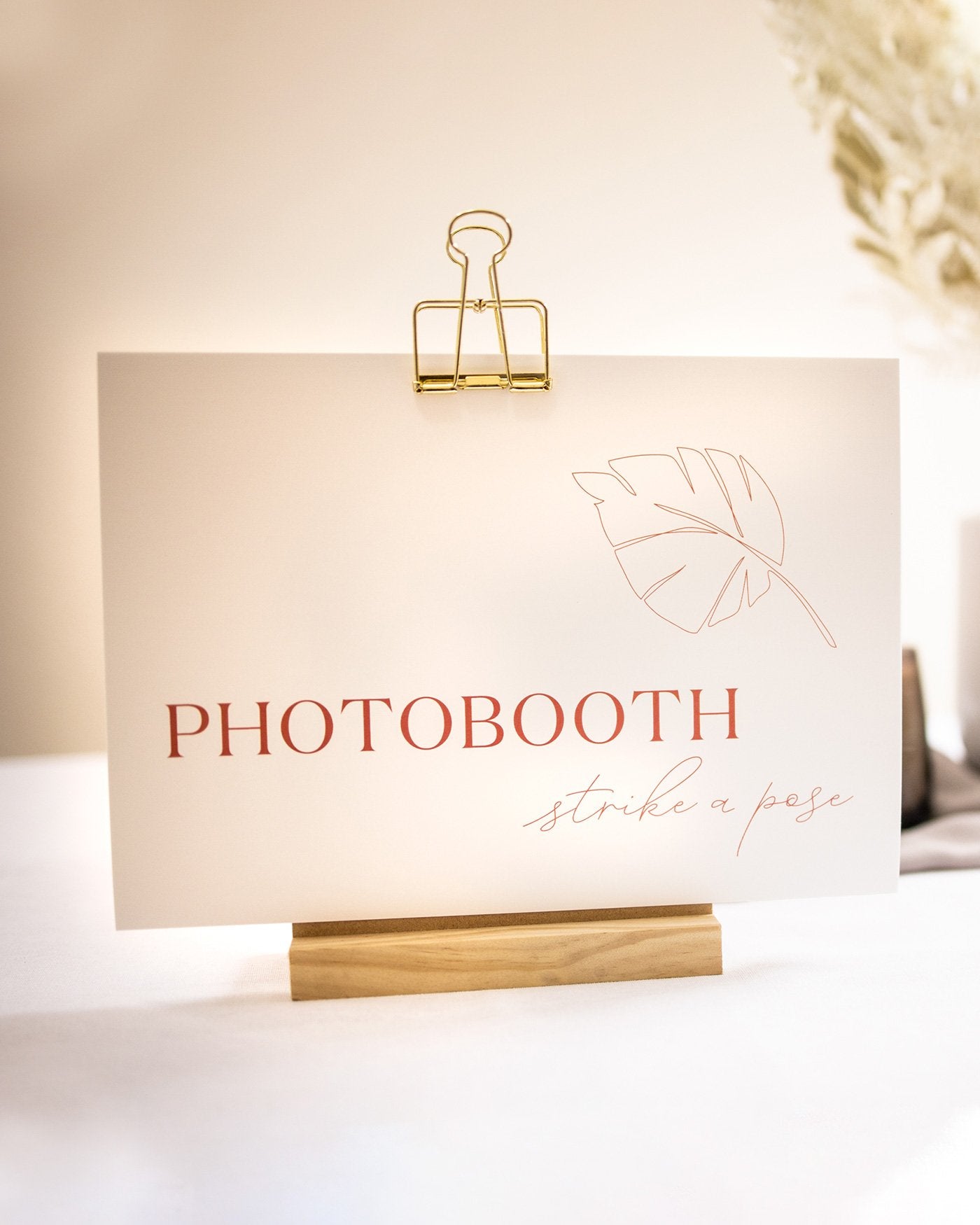 Peppermint Press On the Day Palms Medium Signage