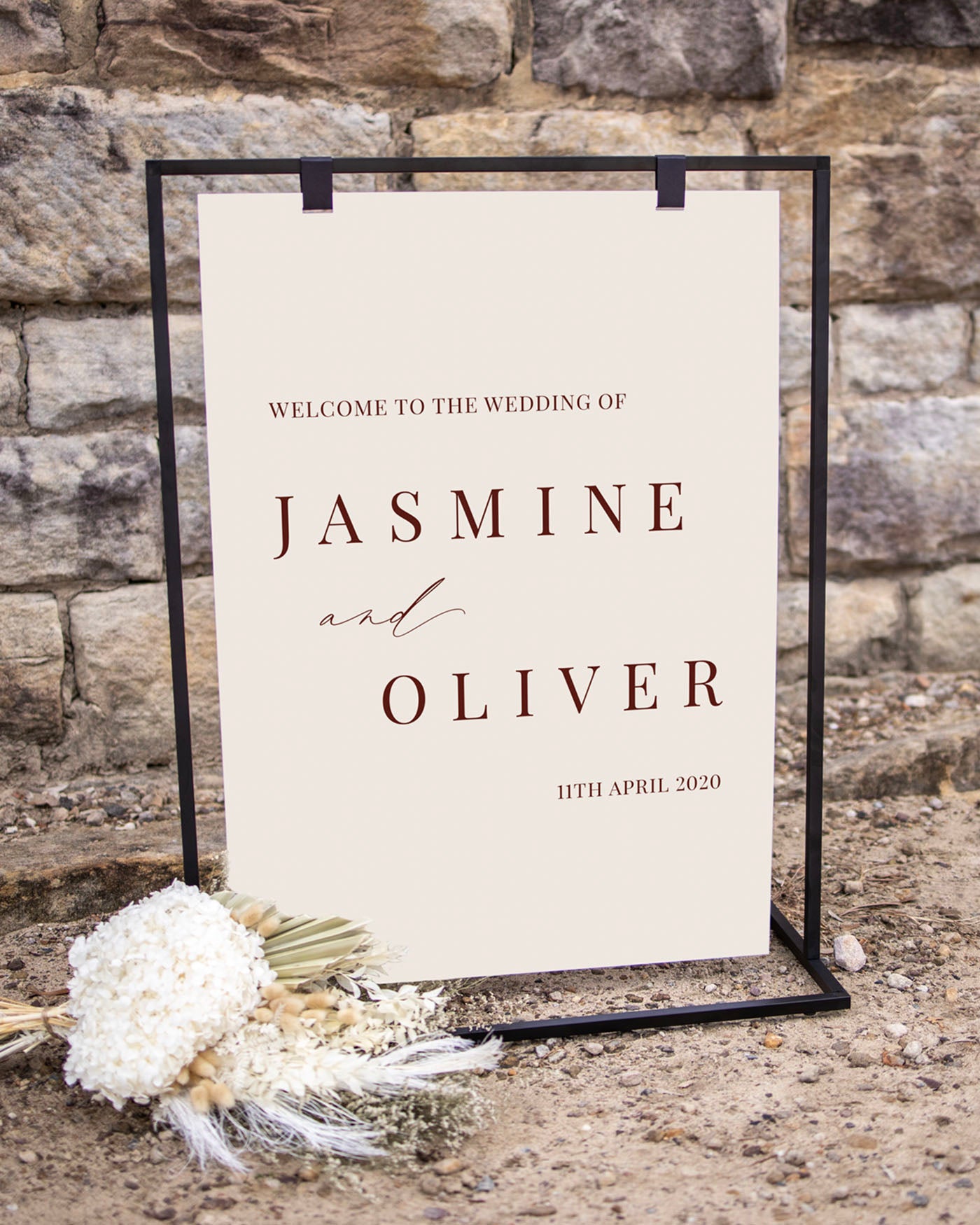 Peppermint Press On the Day Soleil Welcome Sign