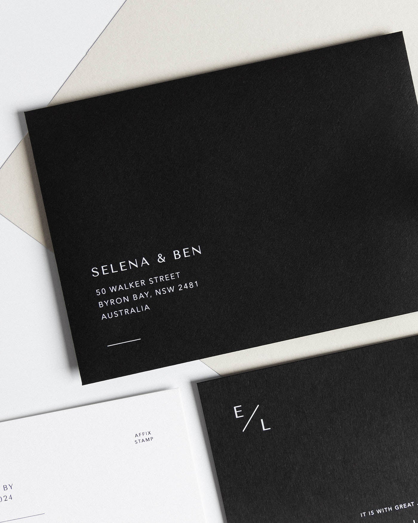 Peppermint Press Stationery Suite Melbourne Envelope Printing