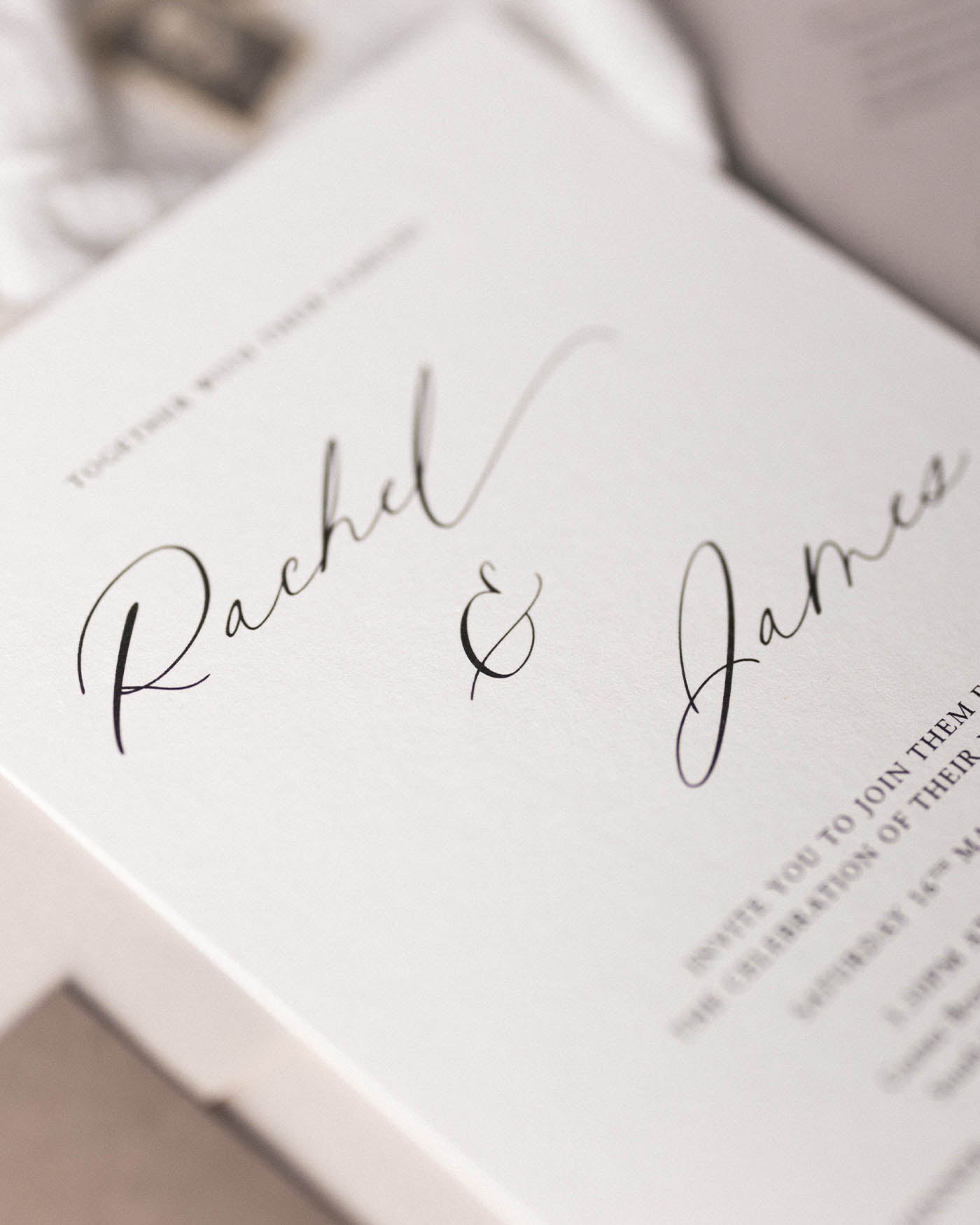 Peppermint Press Stationery Suite Amour Invitation