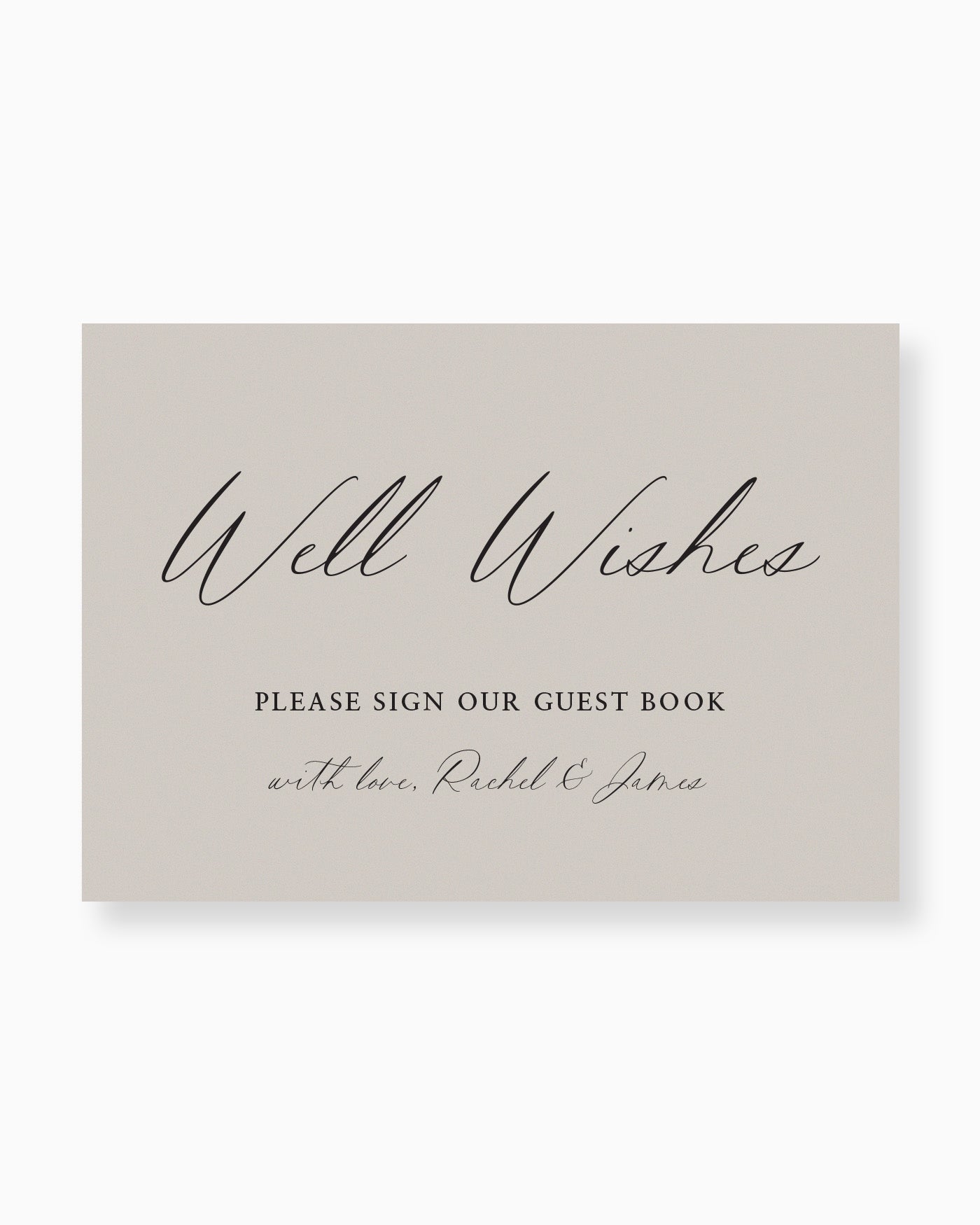 Peppermint Press On the Day Amour Medium Signage