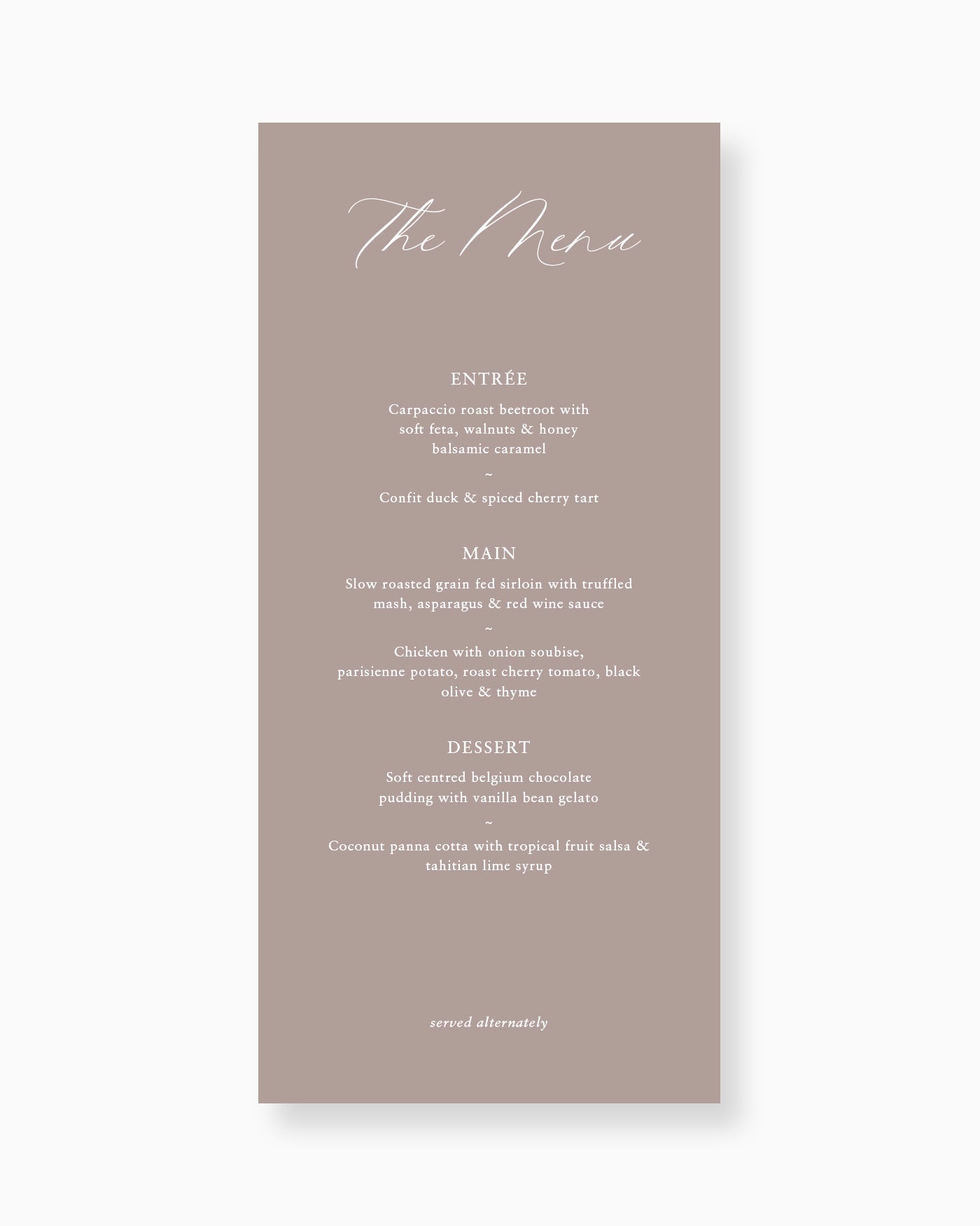 Peppermint Press mws_apo_generated Amour Menu
