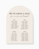 Peppermint Press On the Day Amour Seating Chart