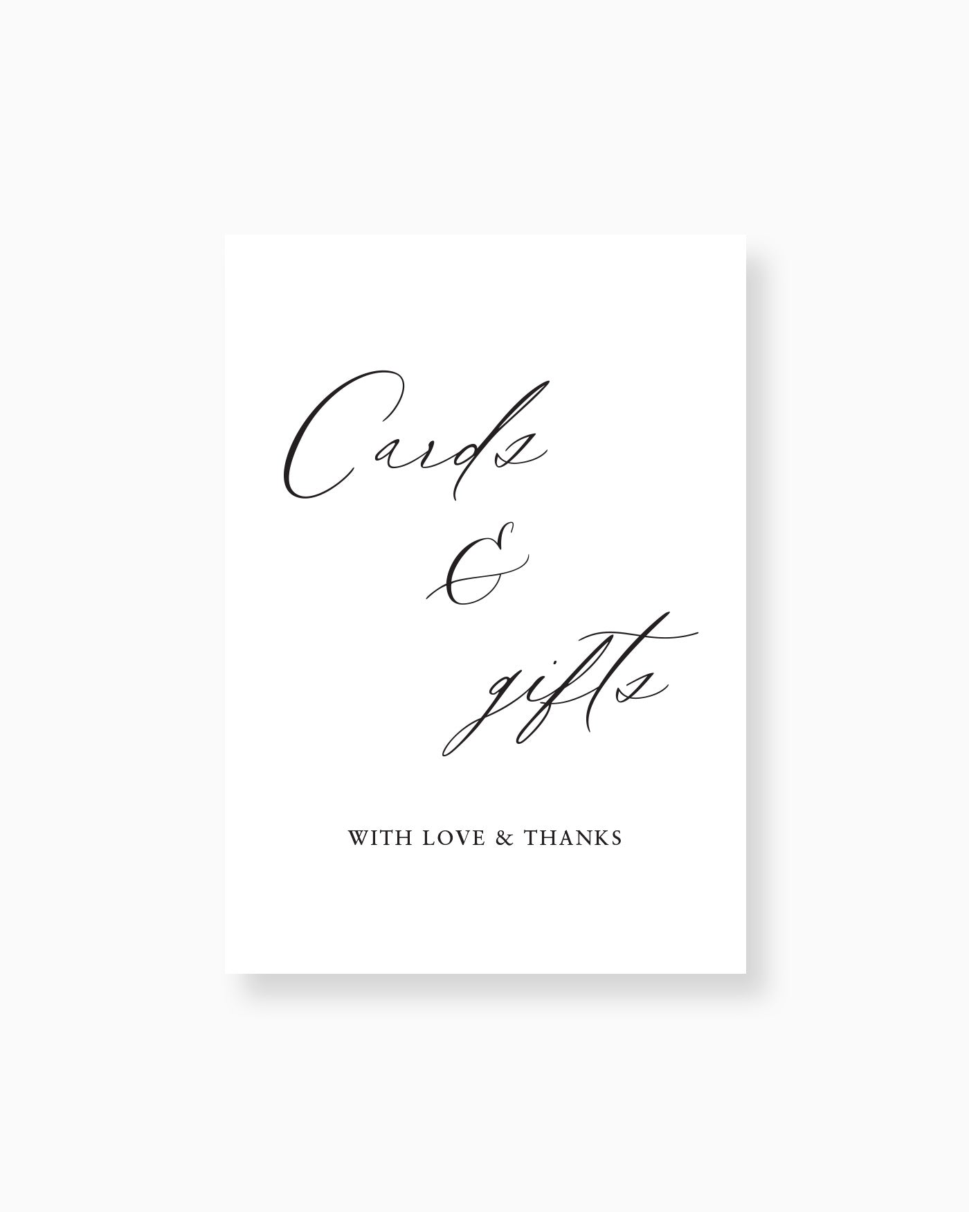 Peppermint Press On the Day Amour Small Signage