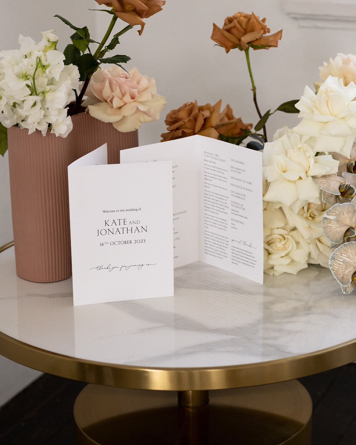 Peppermint Press On the Day Balmoral Ceremony Booklet