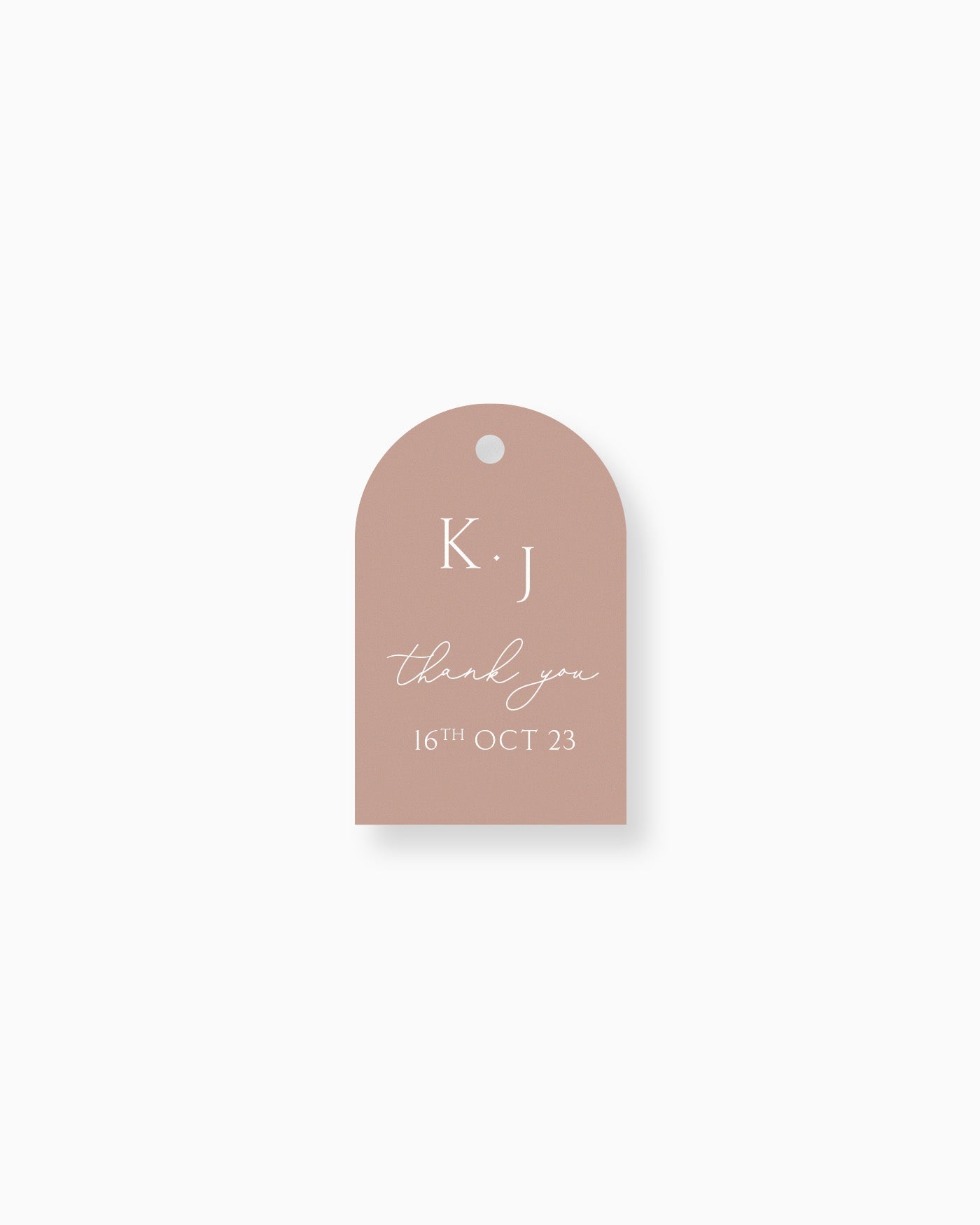 Peppermint Press On the Day Balmoral Favour Tag