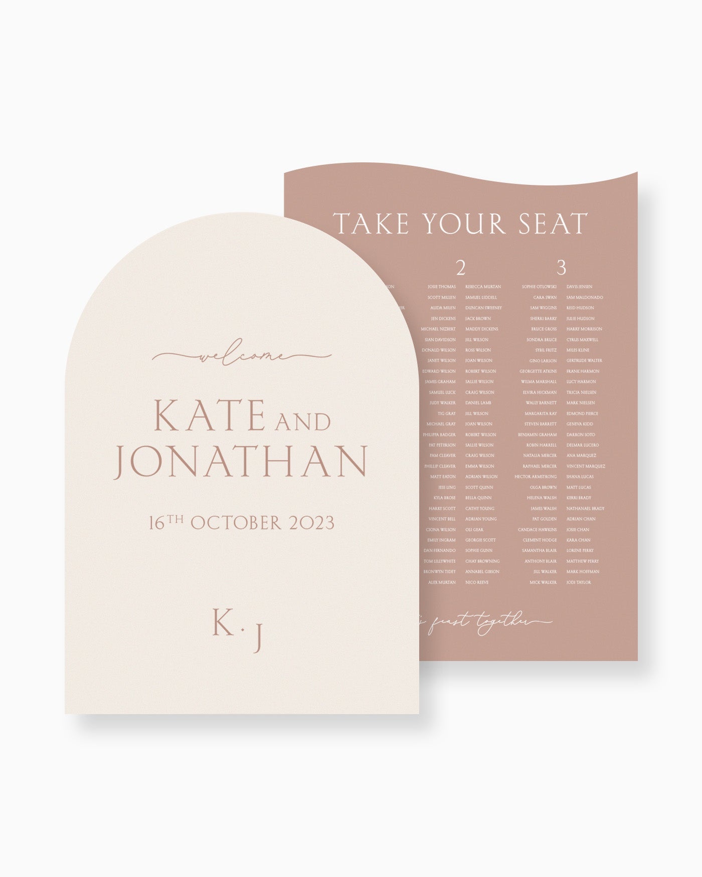 Peppermint Press On the Day Balmoral Large Signage Package