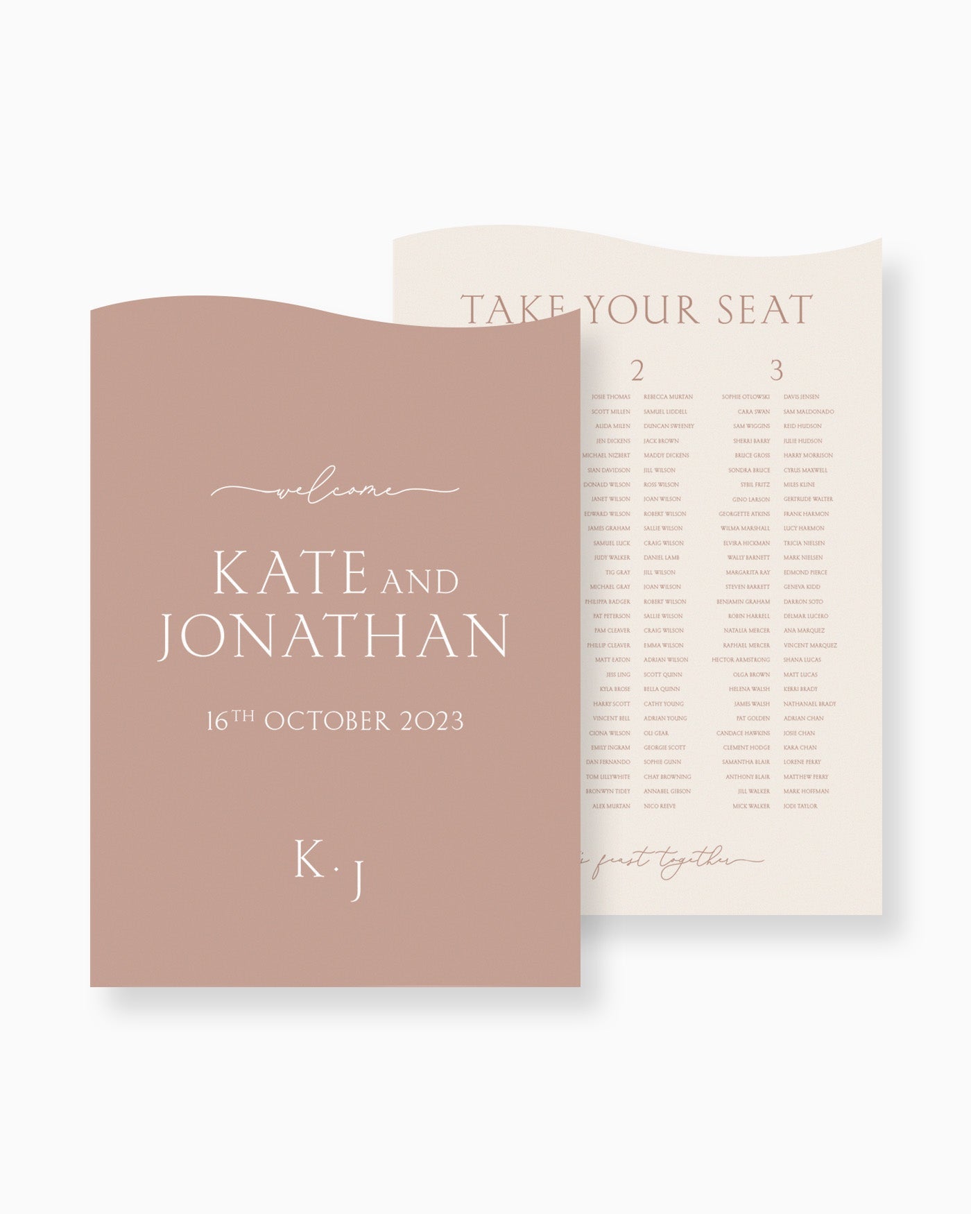 Peppermint Press On the Day Balmoral Large Signage Package