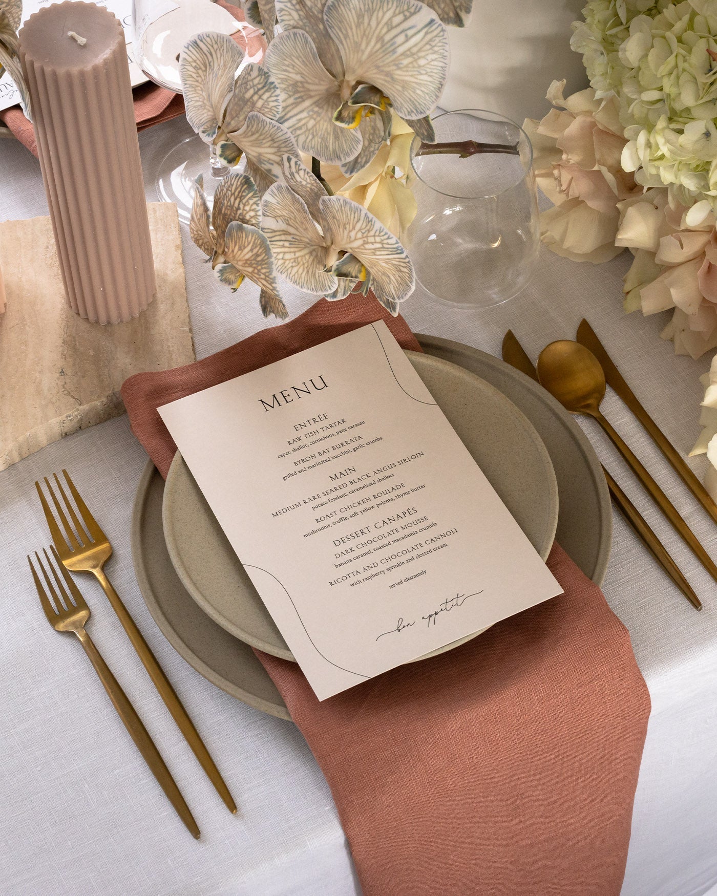 Peppermint Press On the Day Balmoral Menu