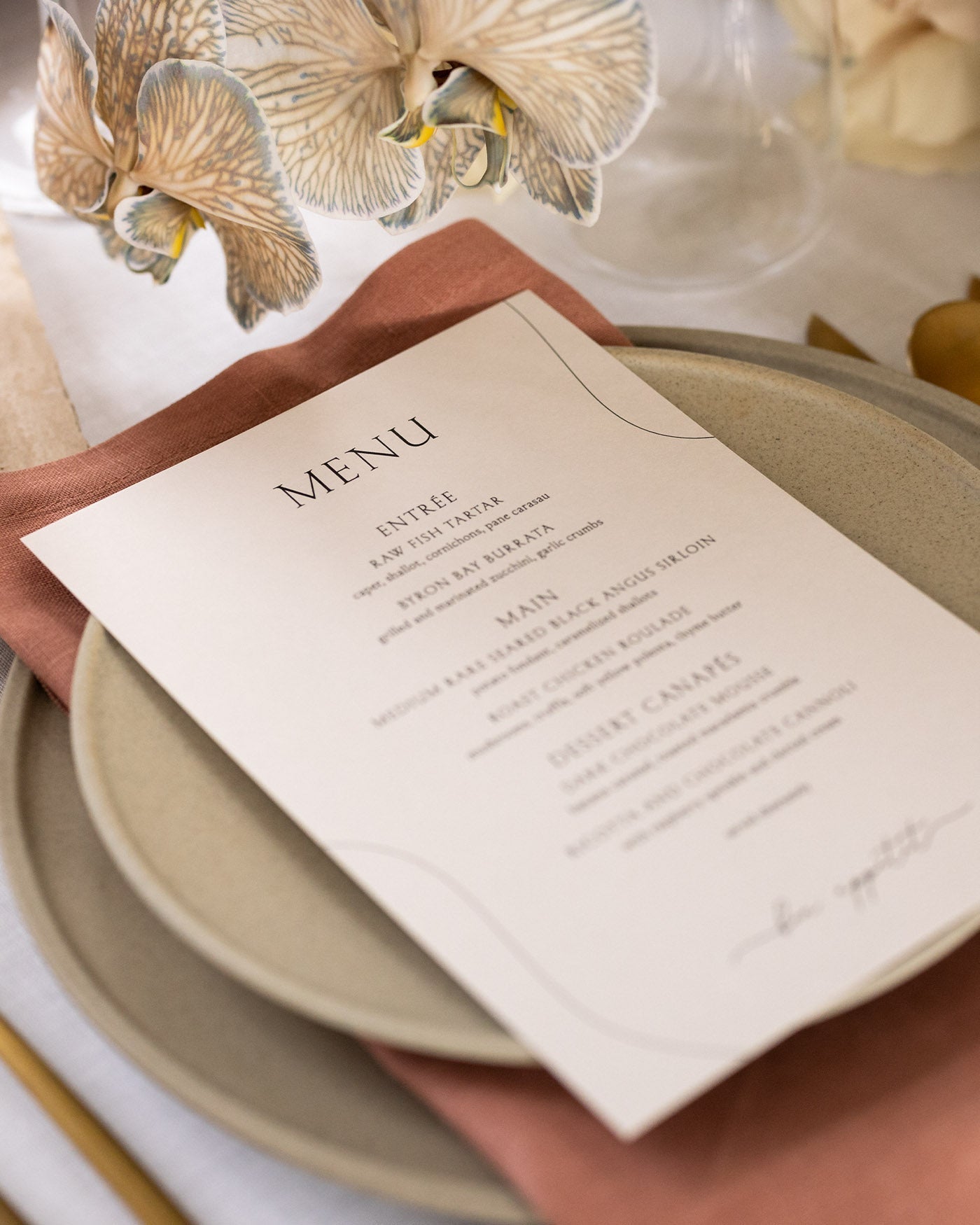 Peppermint Press On the Day Balmoral Menu