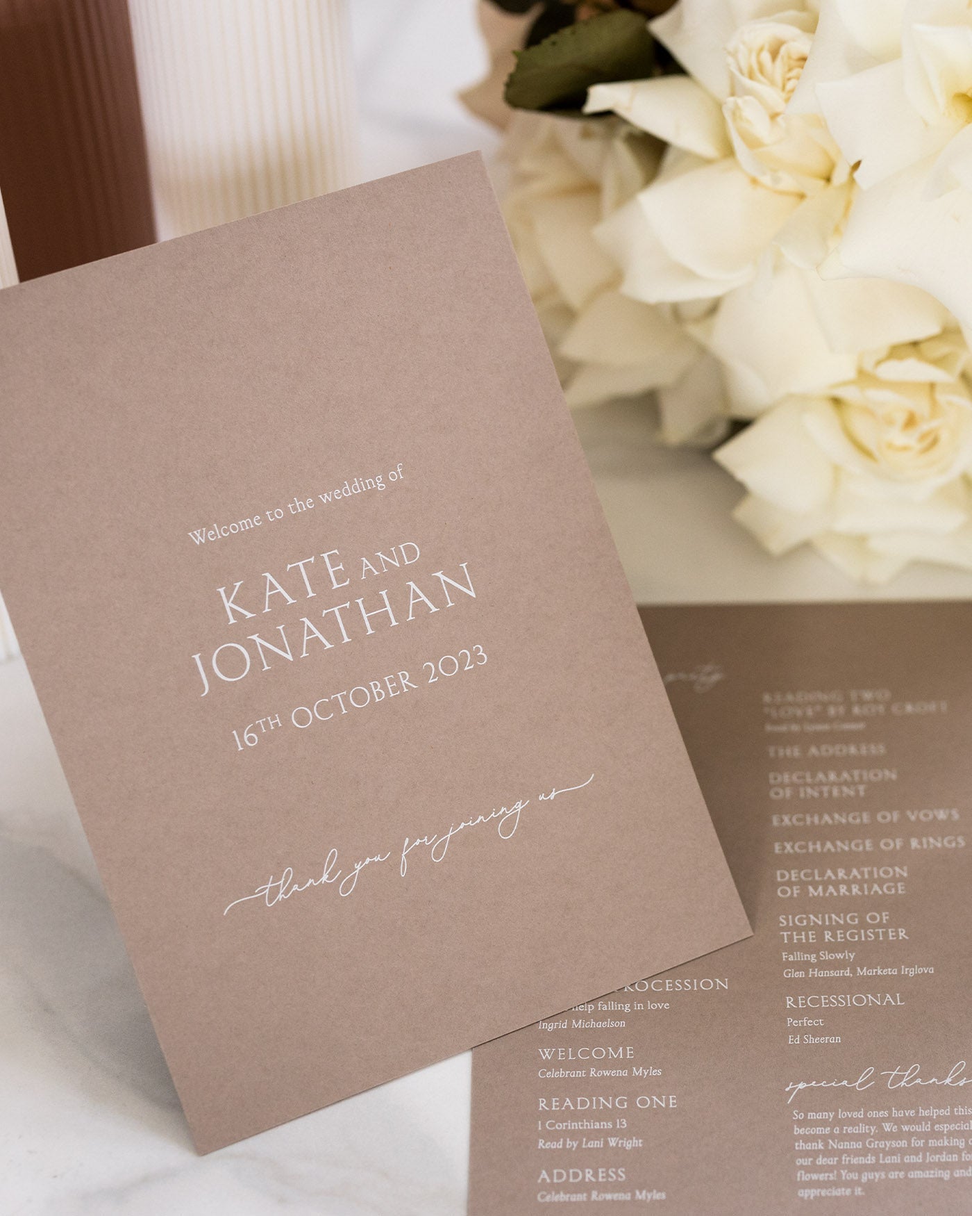 Peppermint Press On the Day Balmoral Order of Service