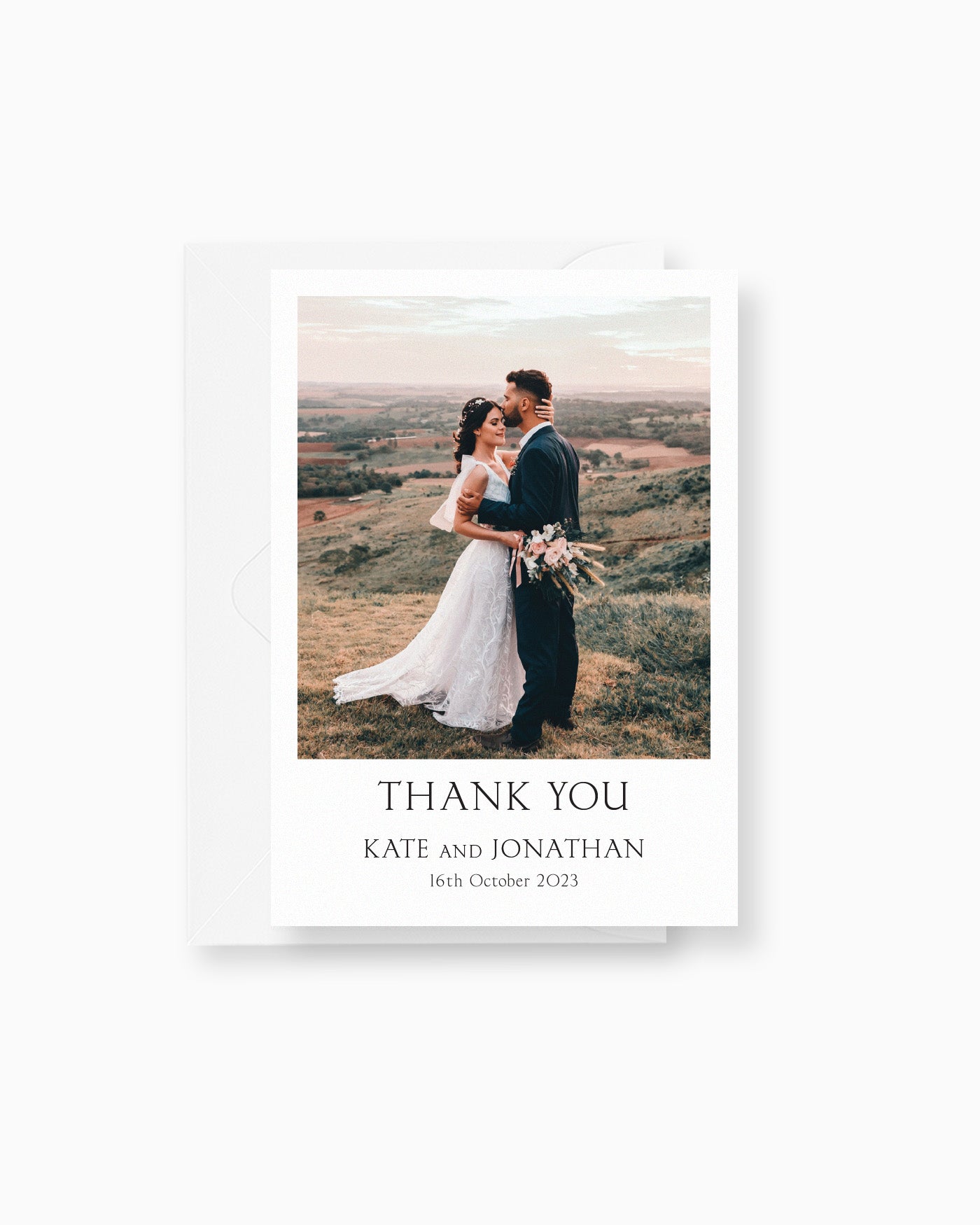 Peppermint Press Stationery Suite Balmoral Photo Thank you Card