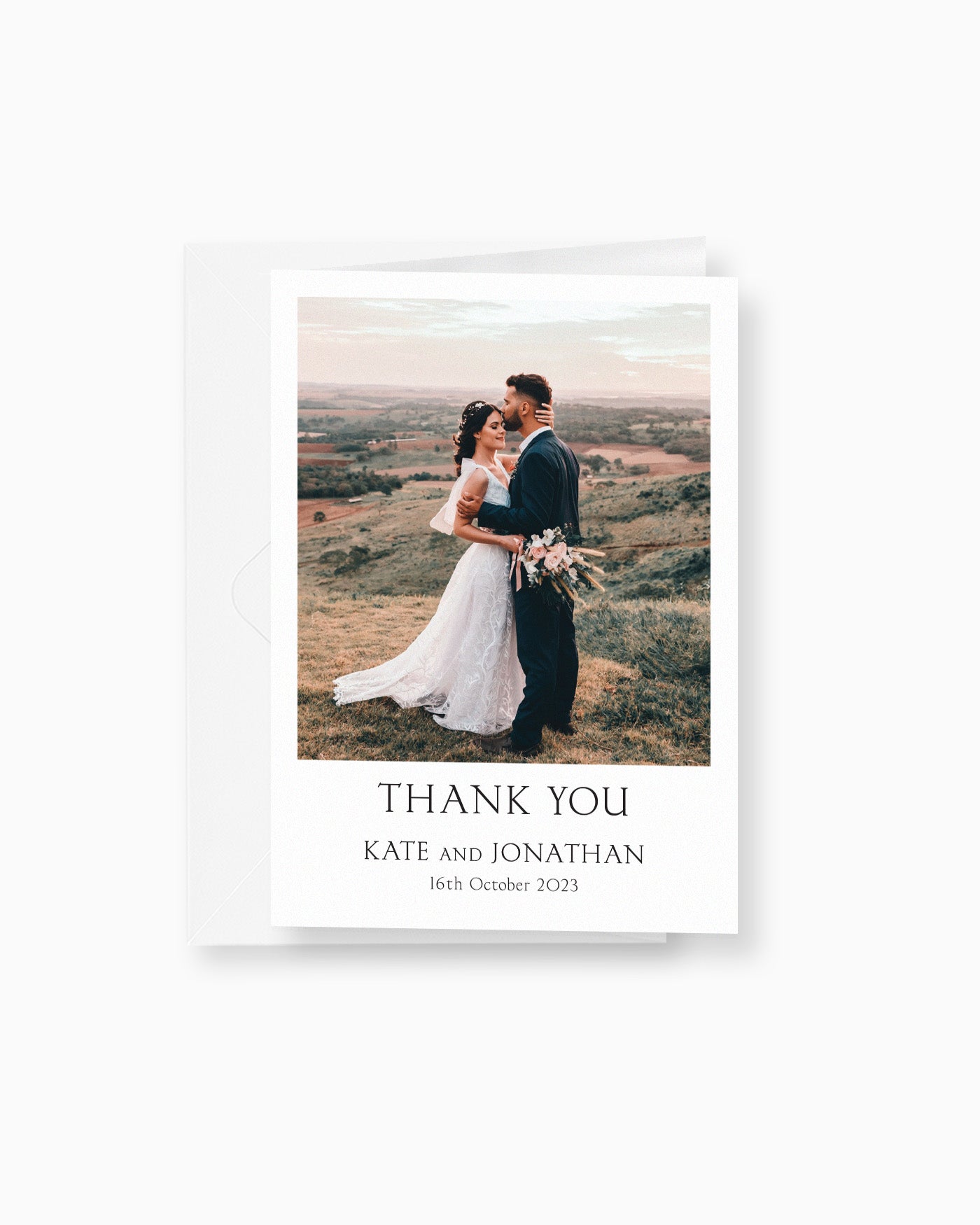 Peppermint Press Stationery Suite Balmoral Photo Thank you Card