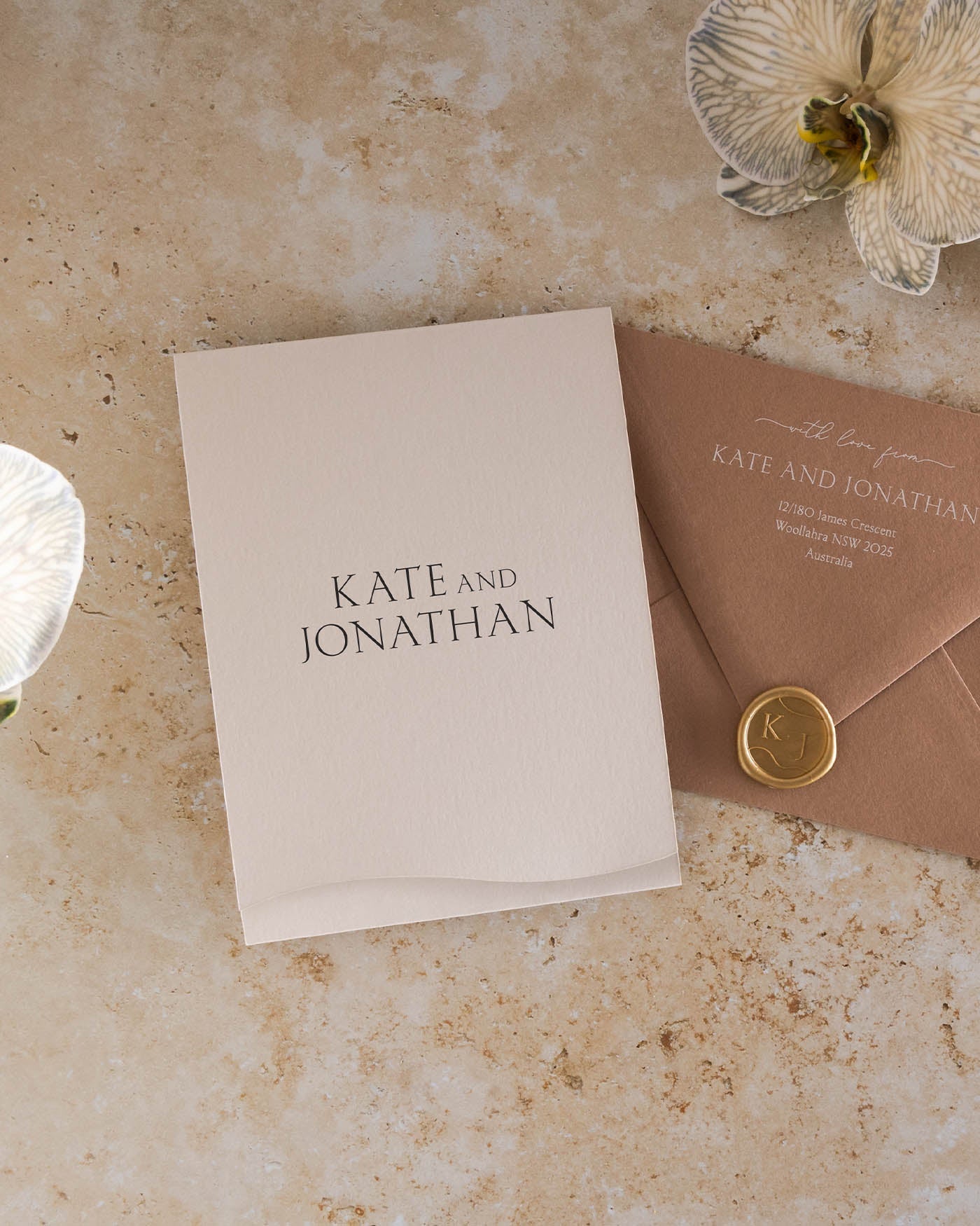 Peppermint Press Stationery Suite Balmoral Invitation Pocket