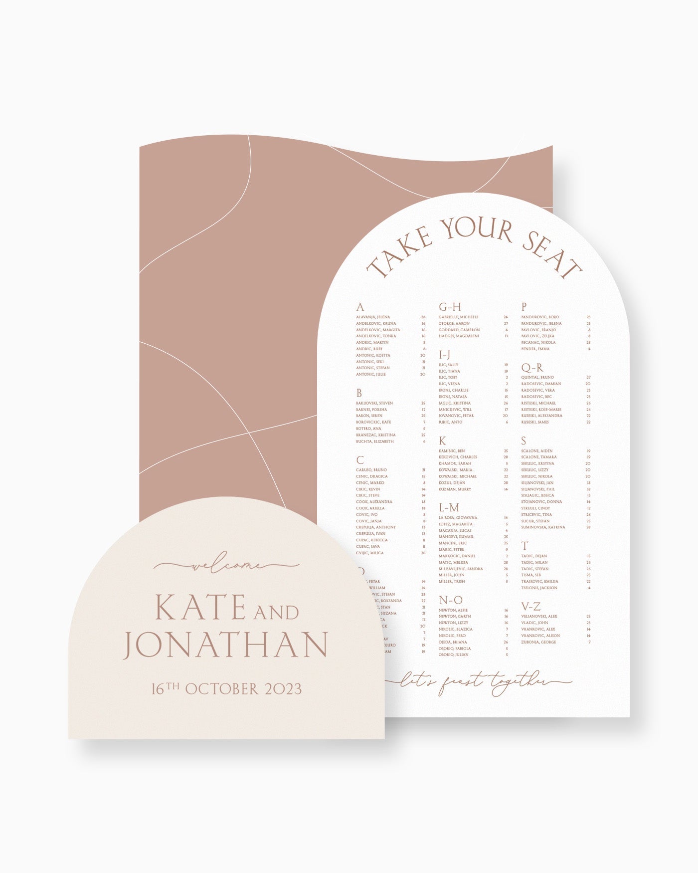 Peppermint Press On the Day Balmoral Large Signage Package