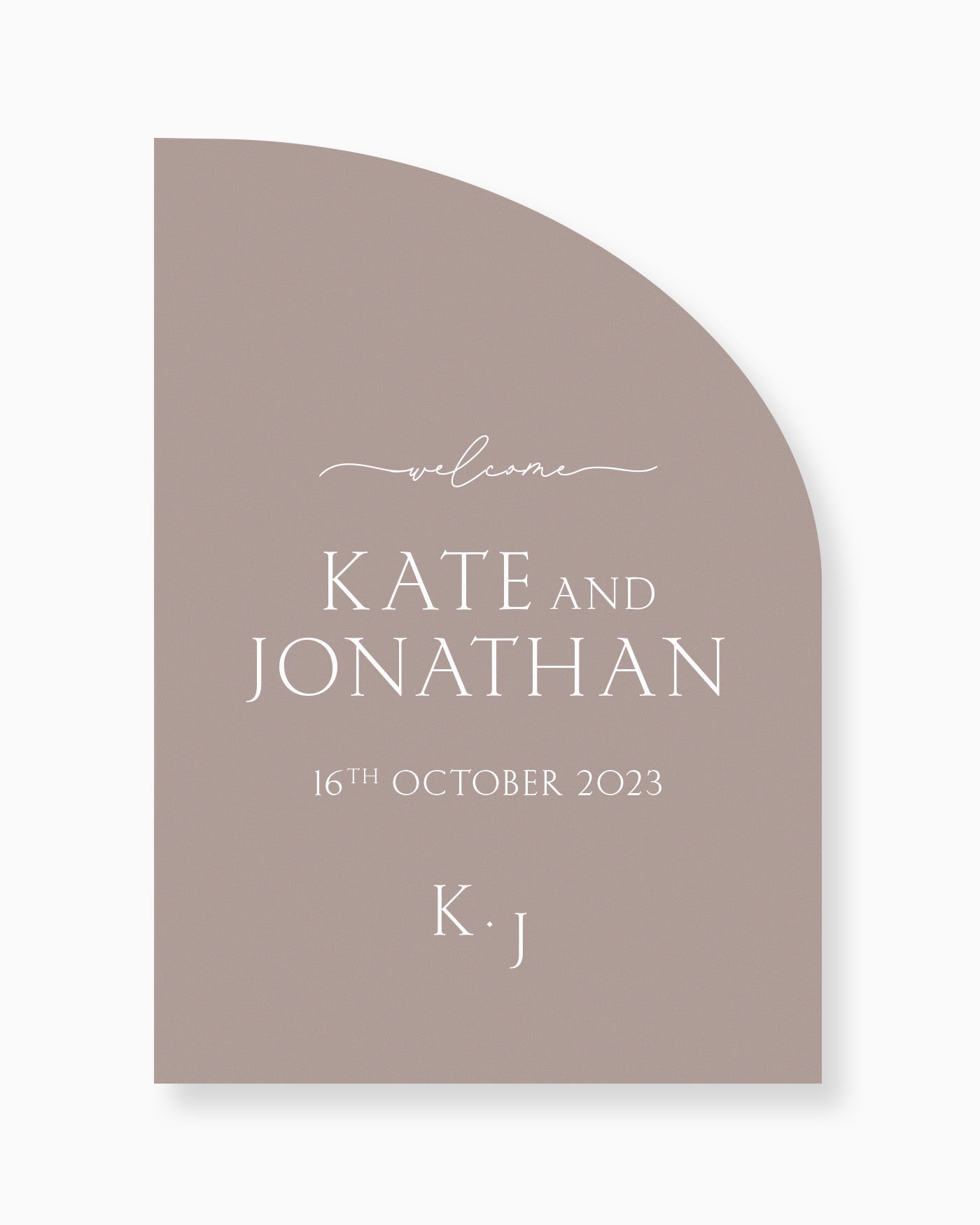 Peppermint Press On the Day Balmoral Welcome Sign