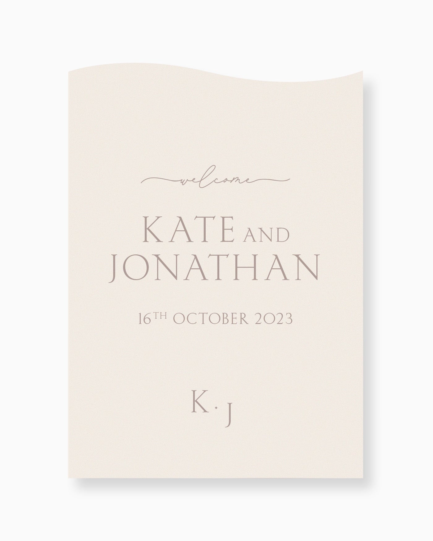 Peppermint Press On the Day Balmoral Welcome Sign